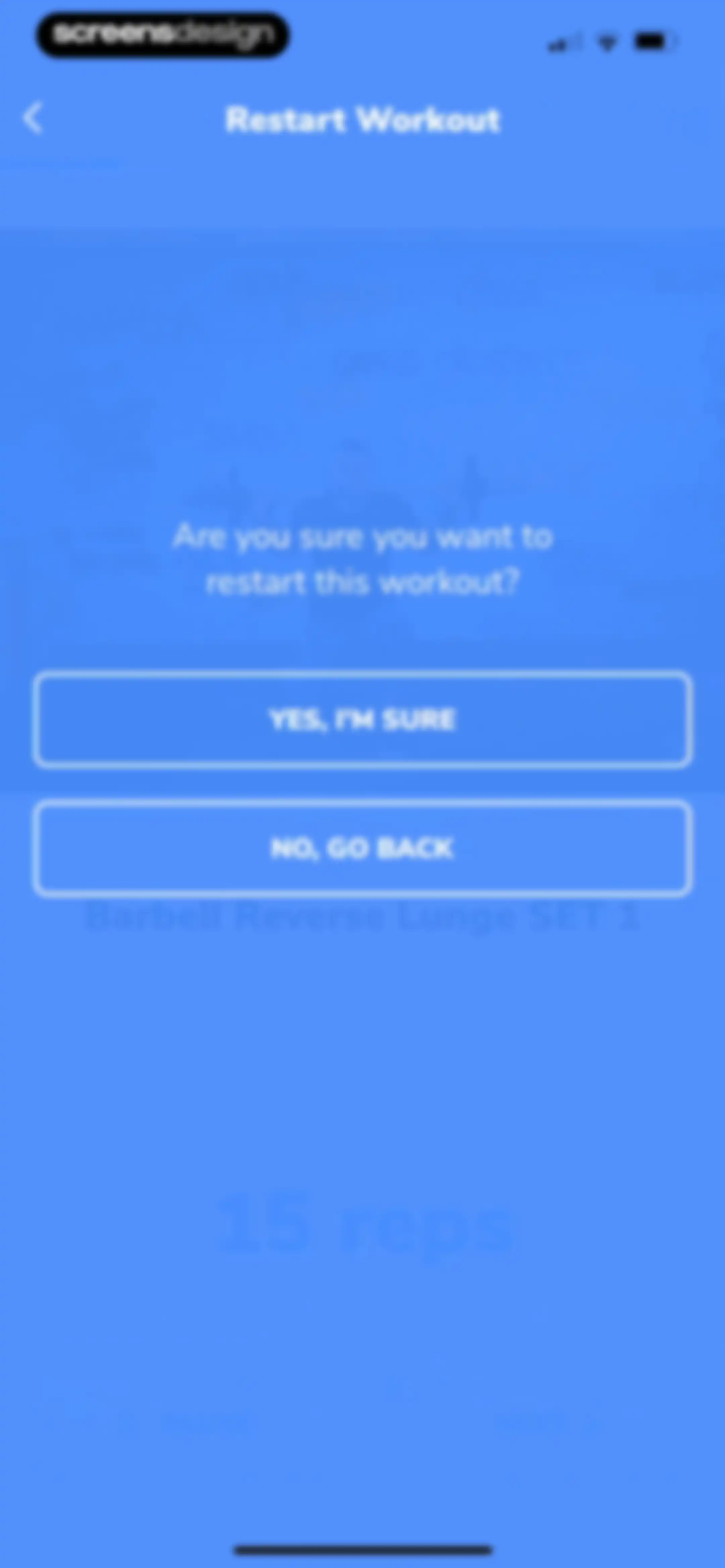 Workouts For Men: Gym & Home screen 59