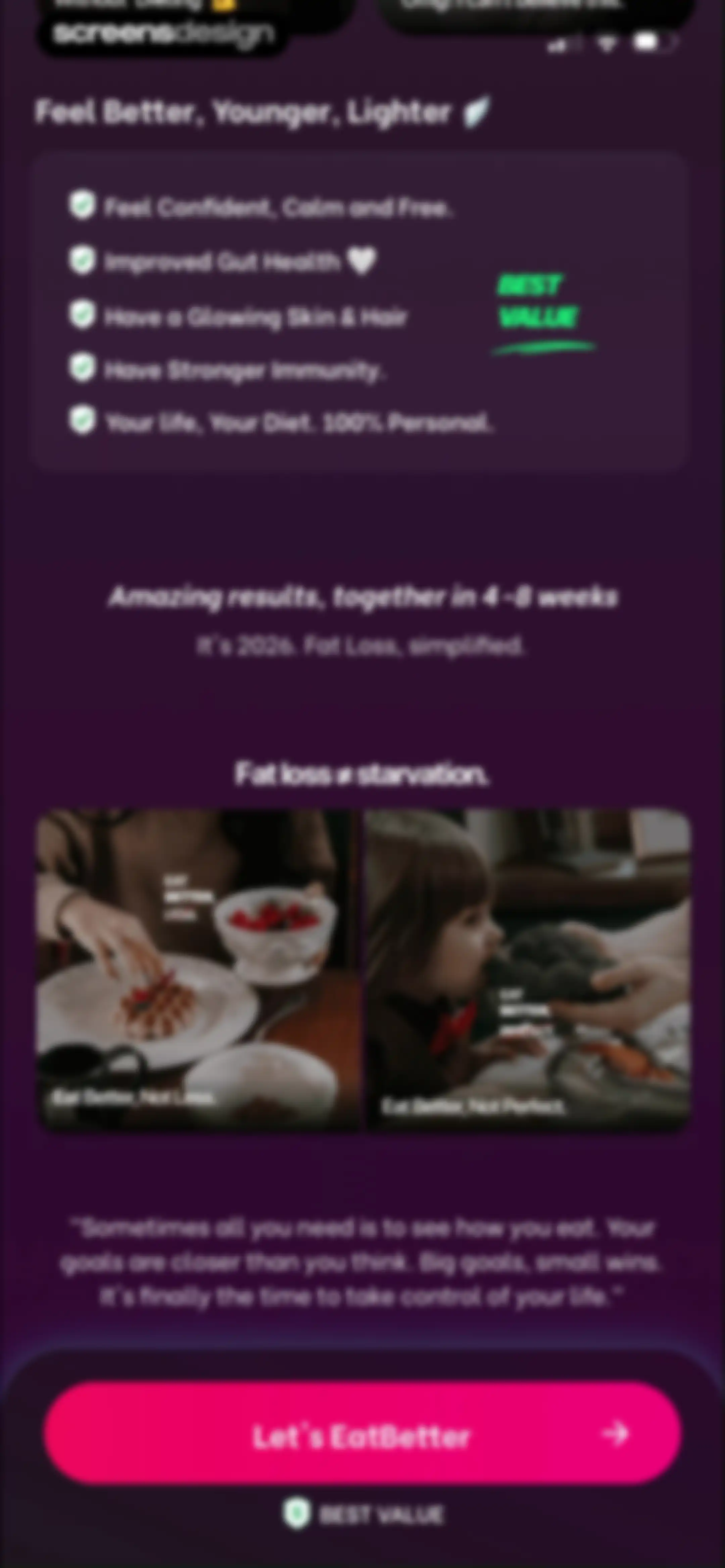 EatBetter: AI Food Journal screen 72