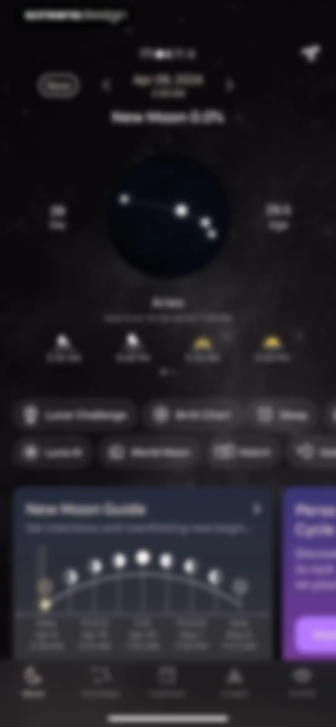 Moon Calendar — MoonX screen 13