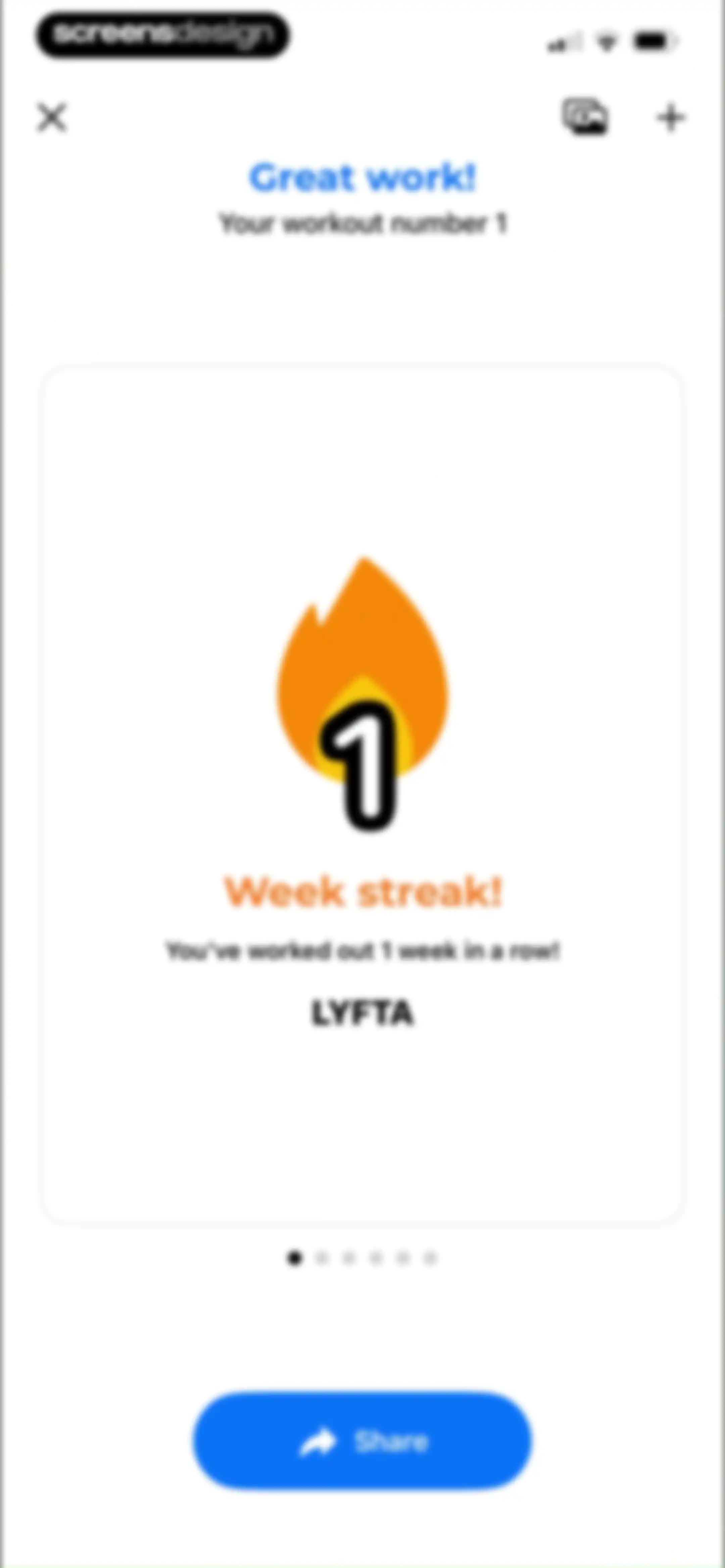Lyfta: Gym Workout Tracker Log screen 96