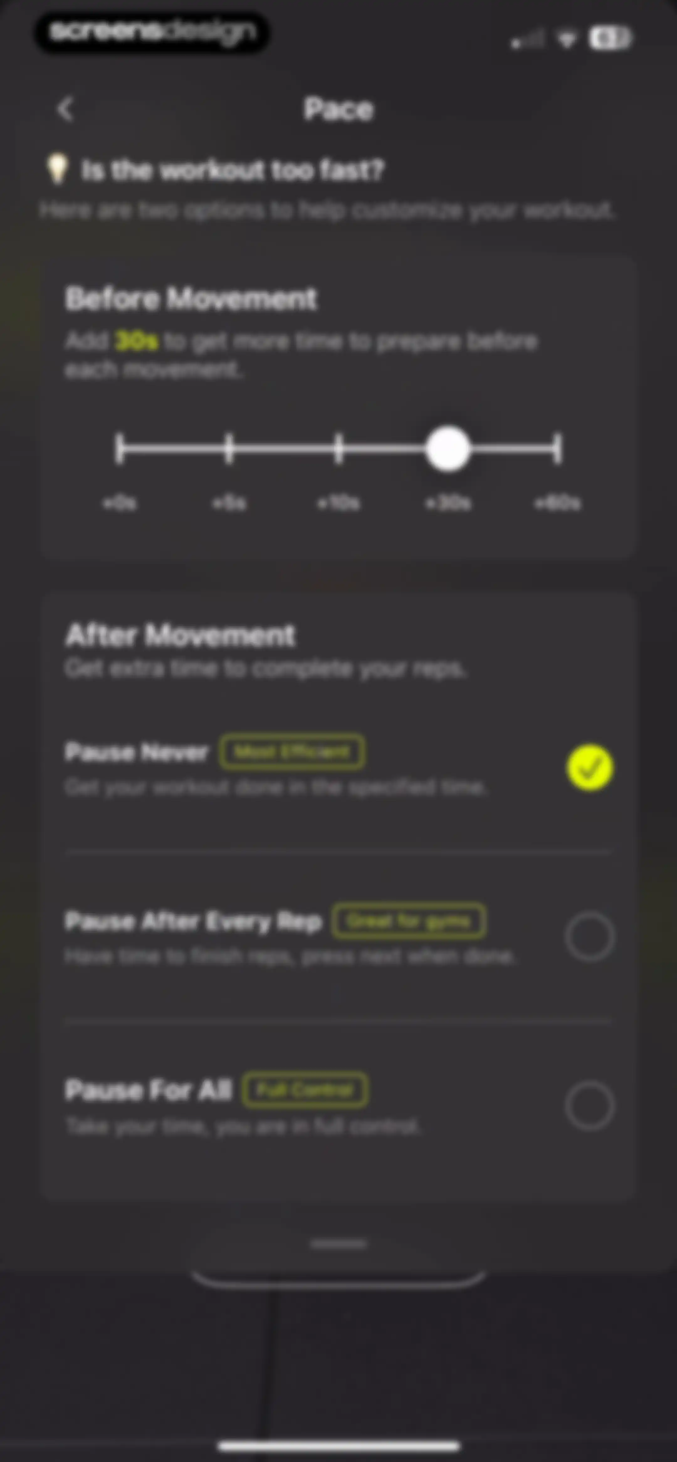 LADDER Strength Training Plans screen 49