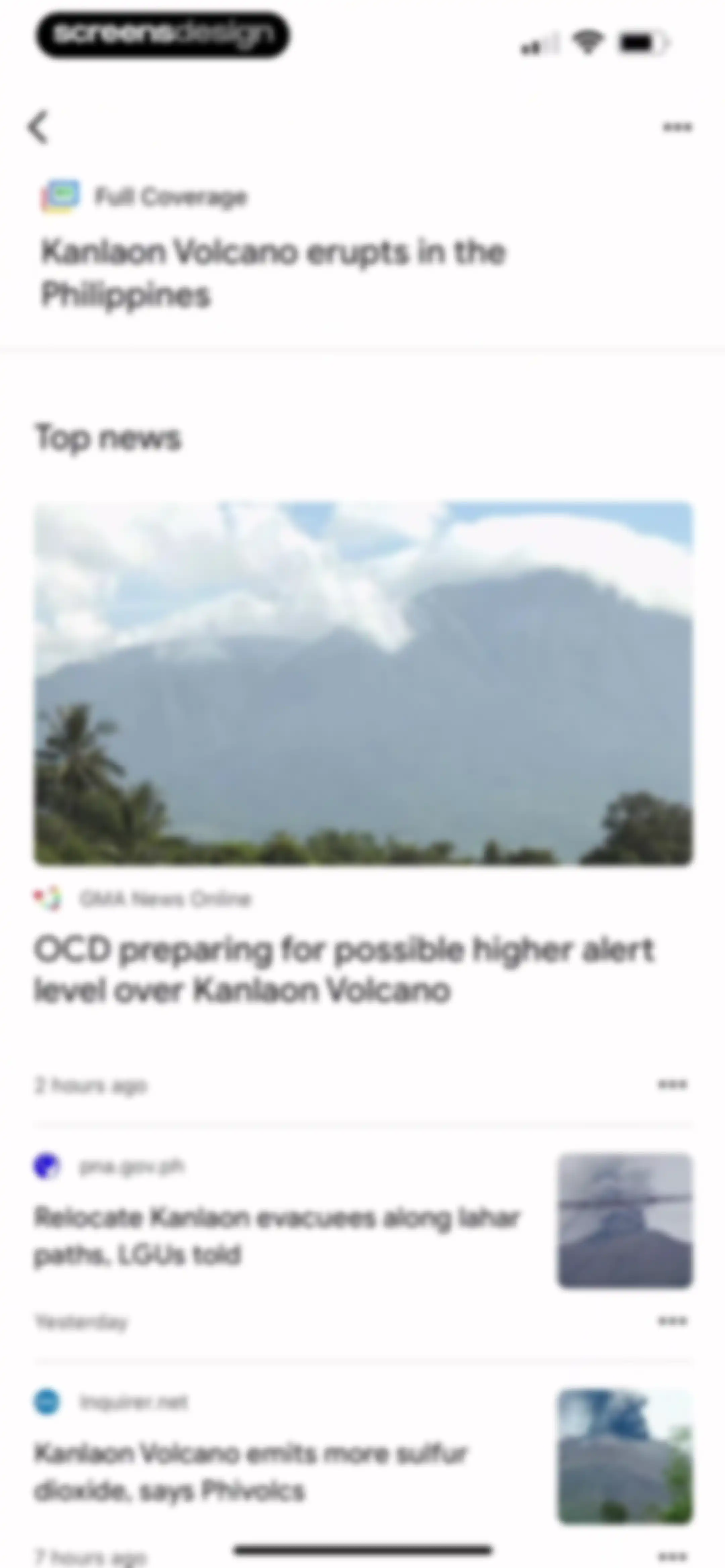 Google News screen 12
