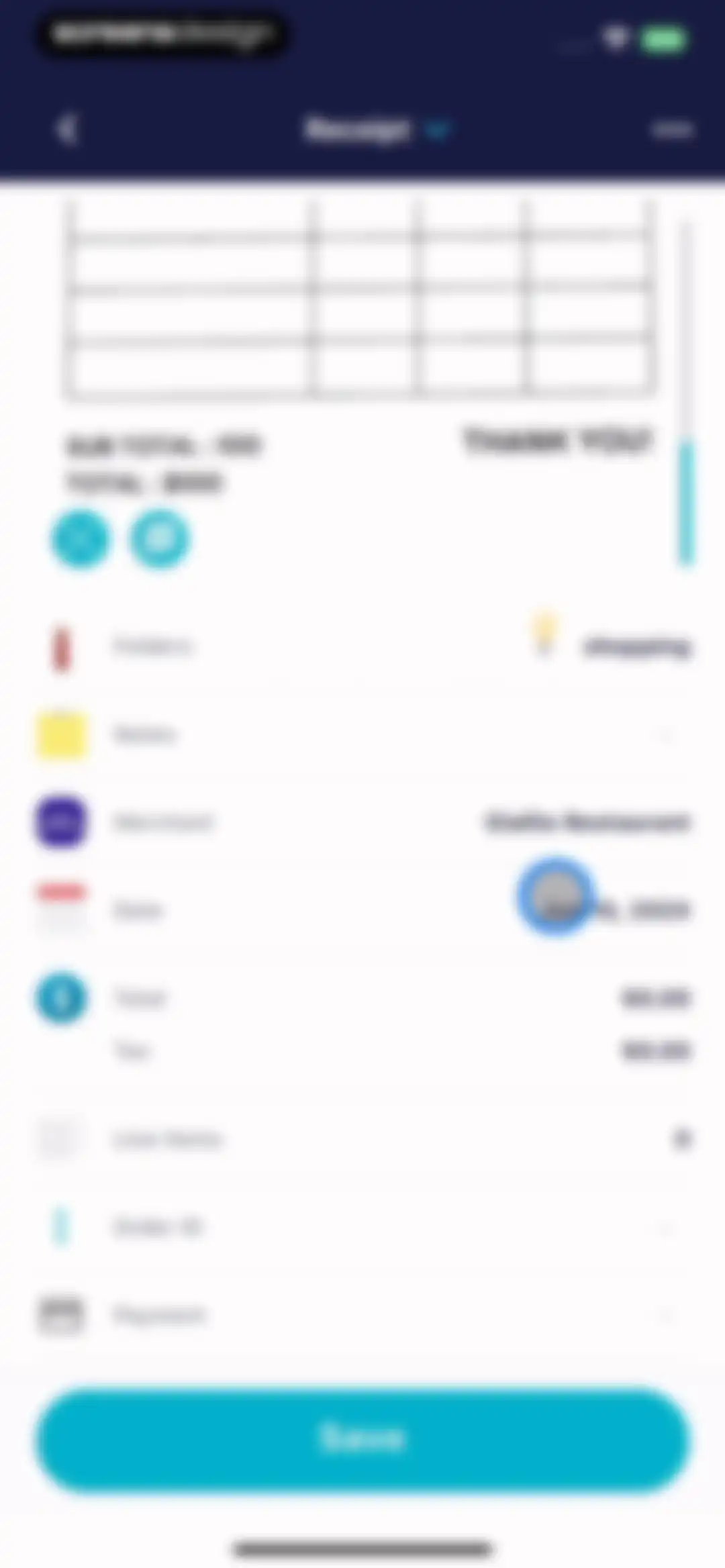 SimplyWise: Receipts, Expenses screen 50
