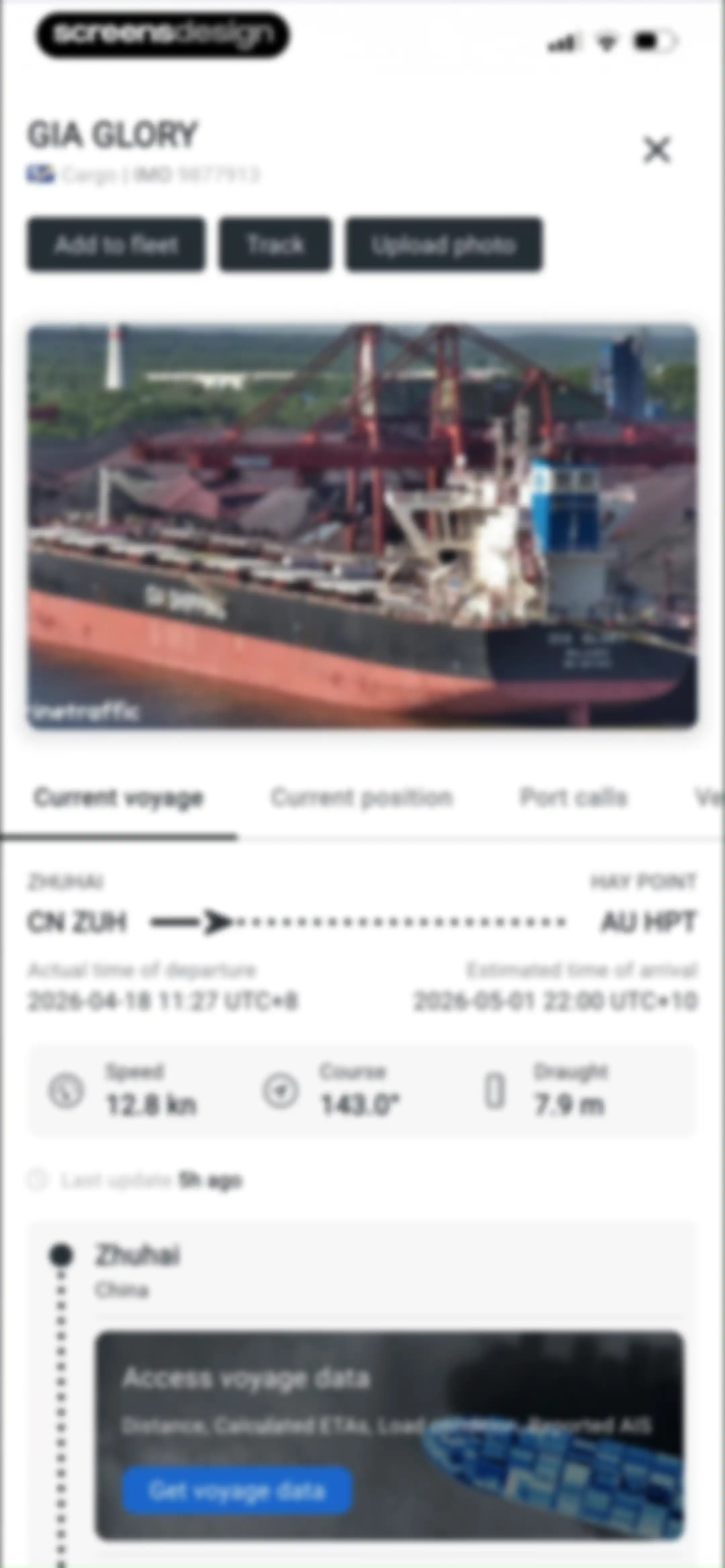 MarineTraffic - Ship Tracking screen 28