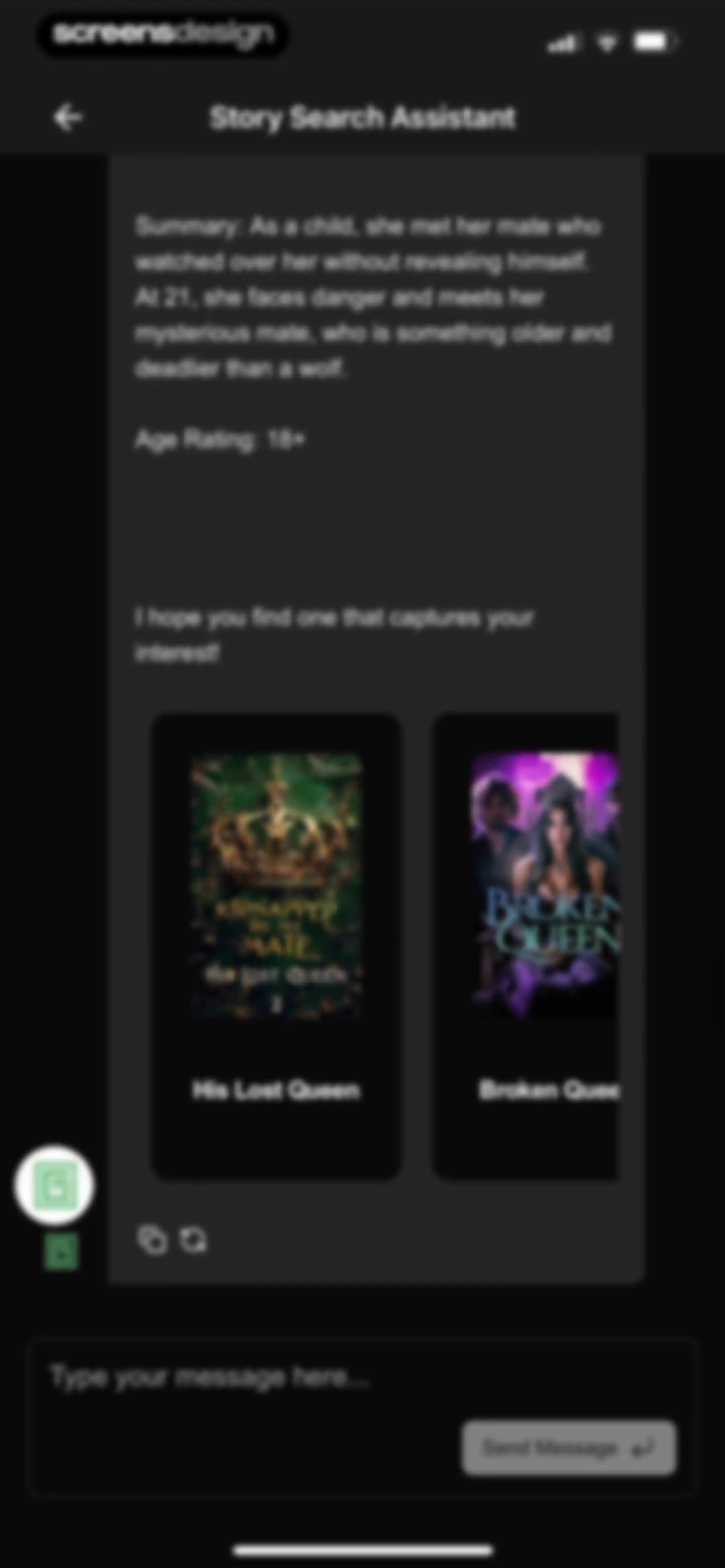 Galatea: Books & Audiobooks screen 117