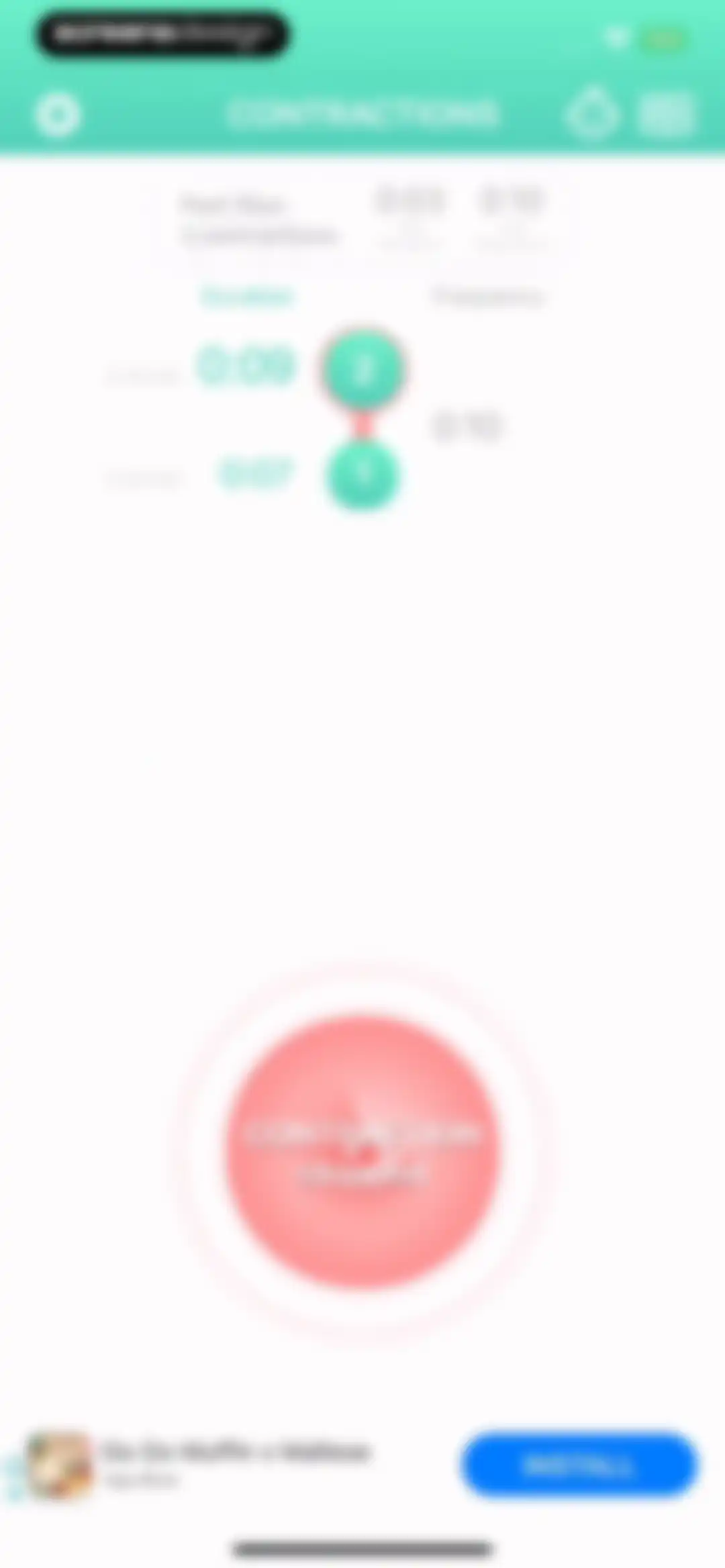 Contraction Timer & Counter 9m screen 10