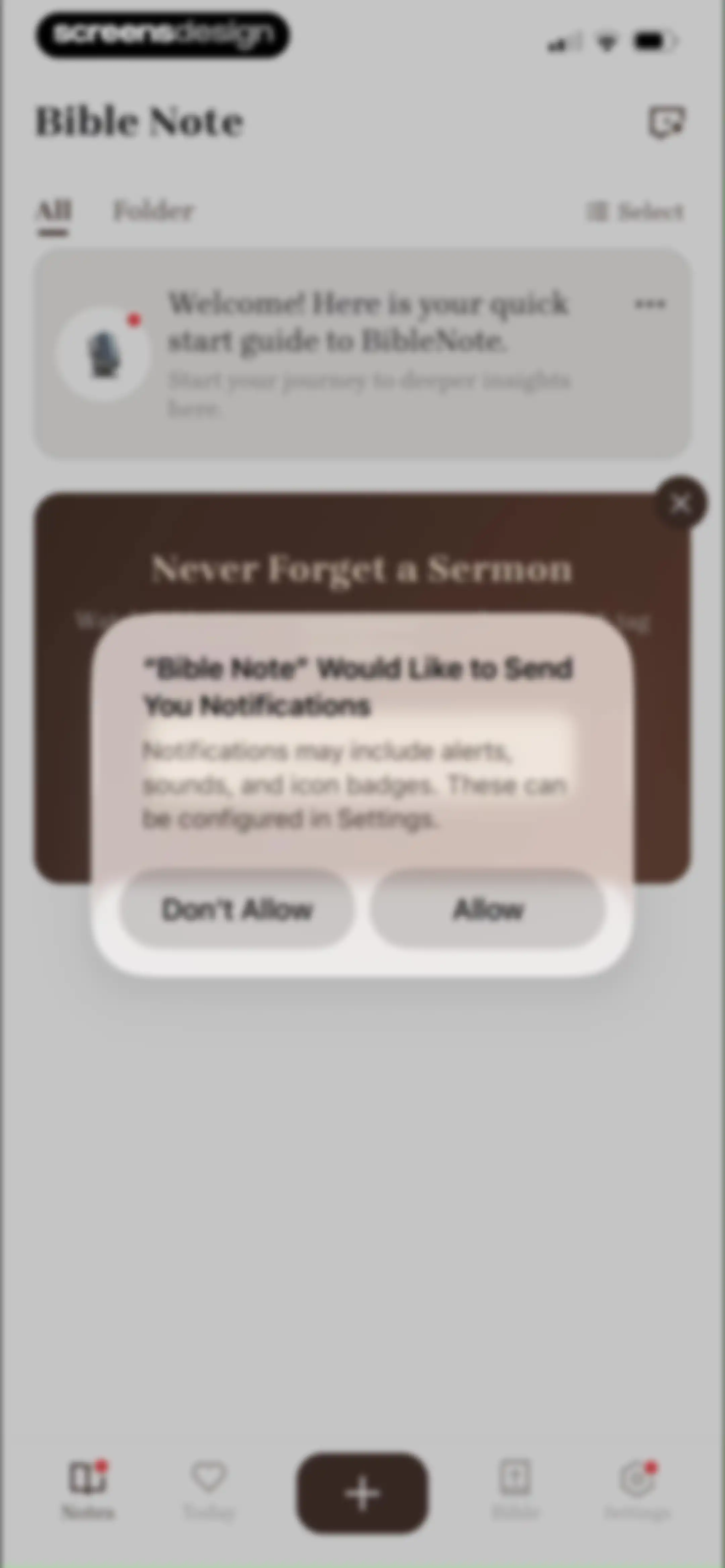 Bible Note: Sermon Notes screen 20