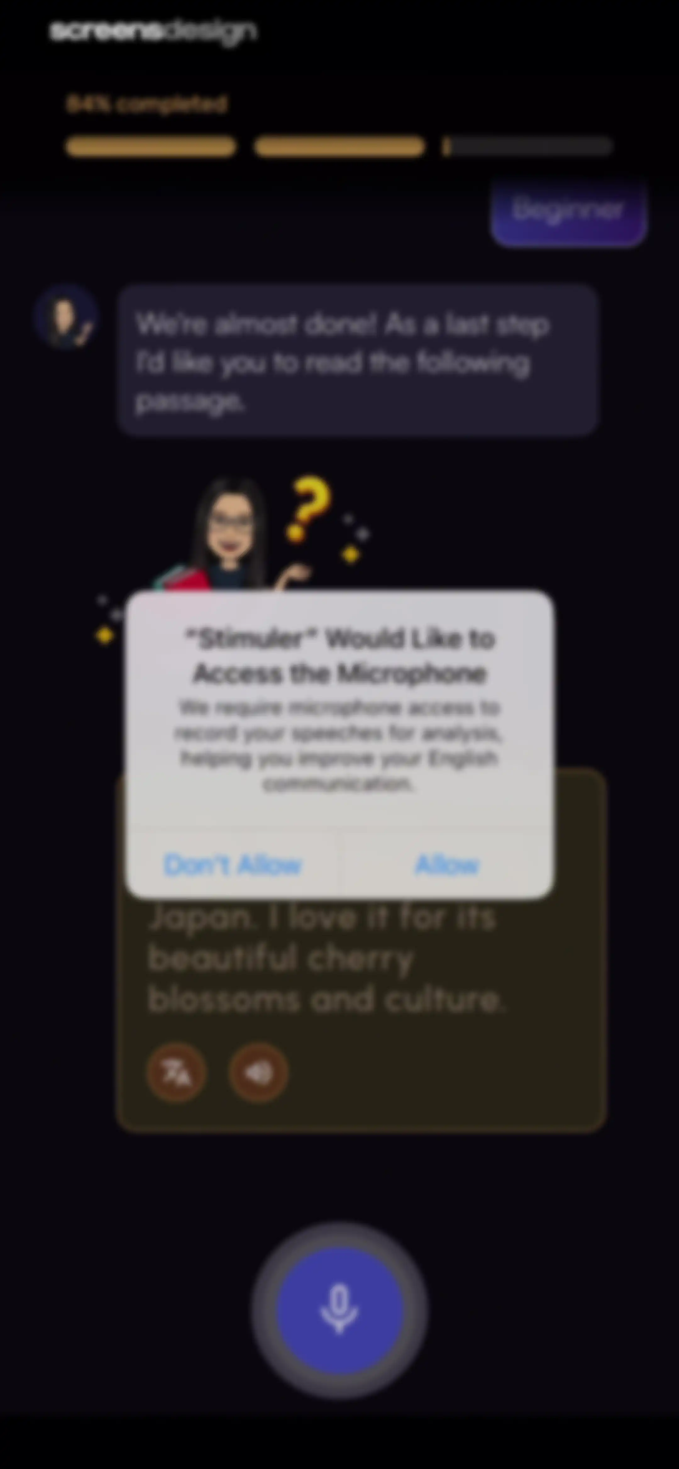 Stimuler- English Speaking App screen 18