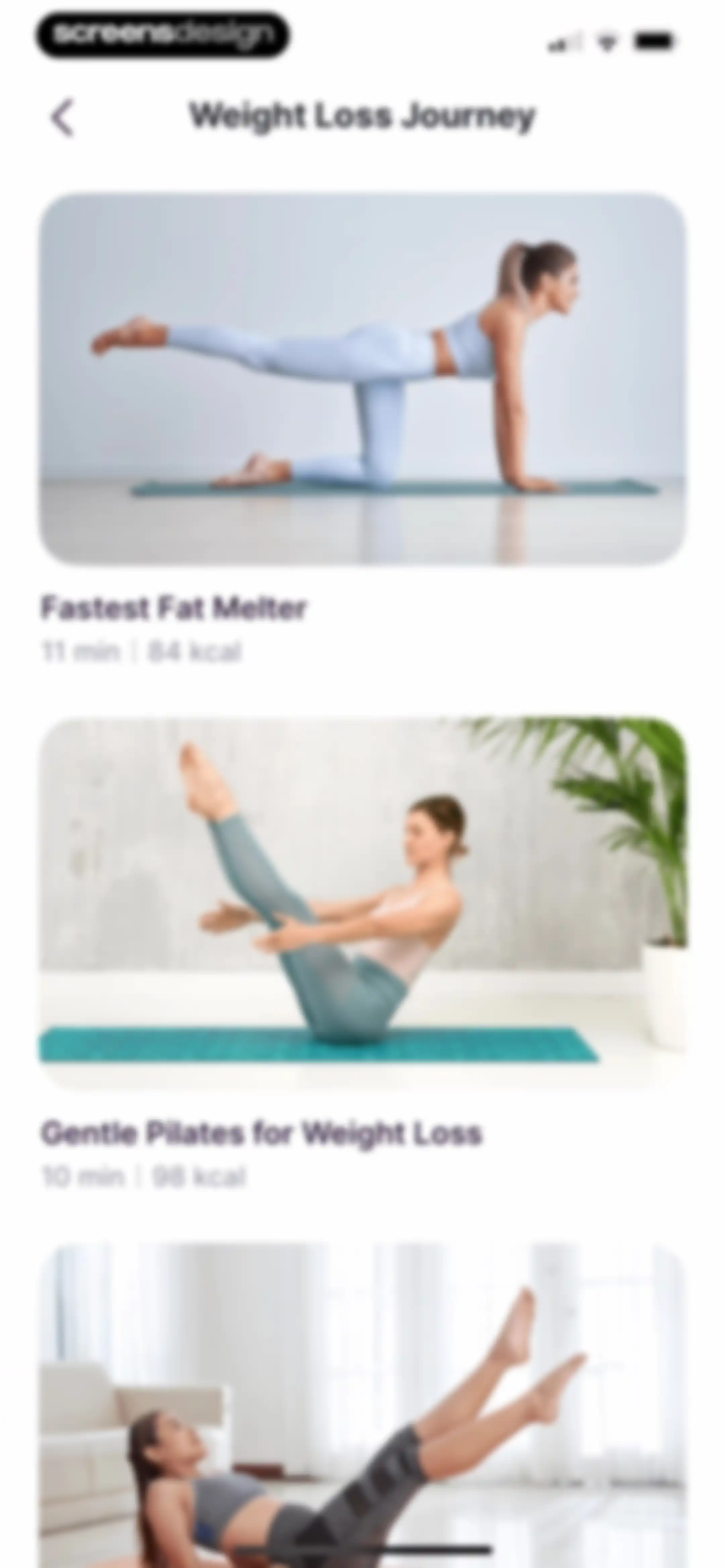 Pilates at Home, Wall Pilates screen 109