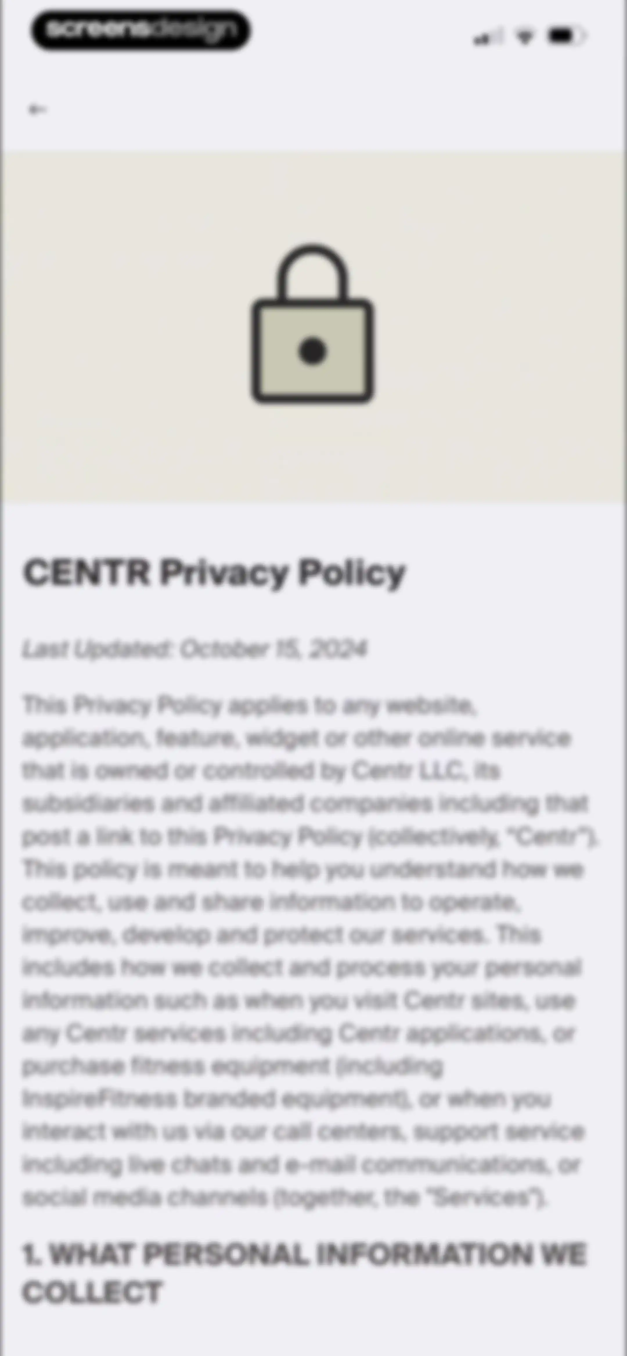 Centr: Strength & Fitness App screen 130