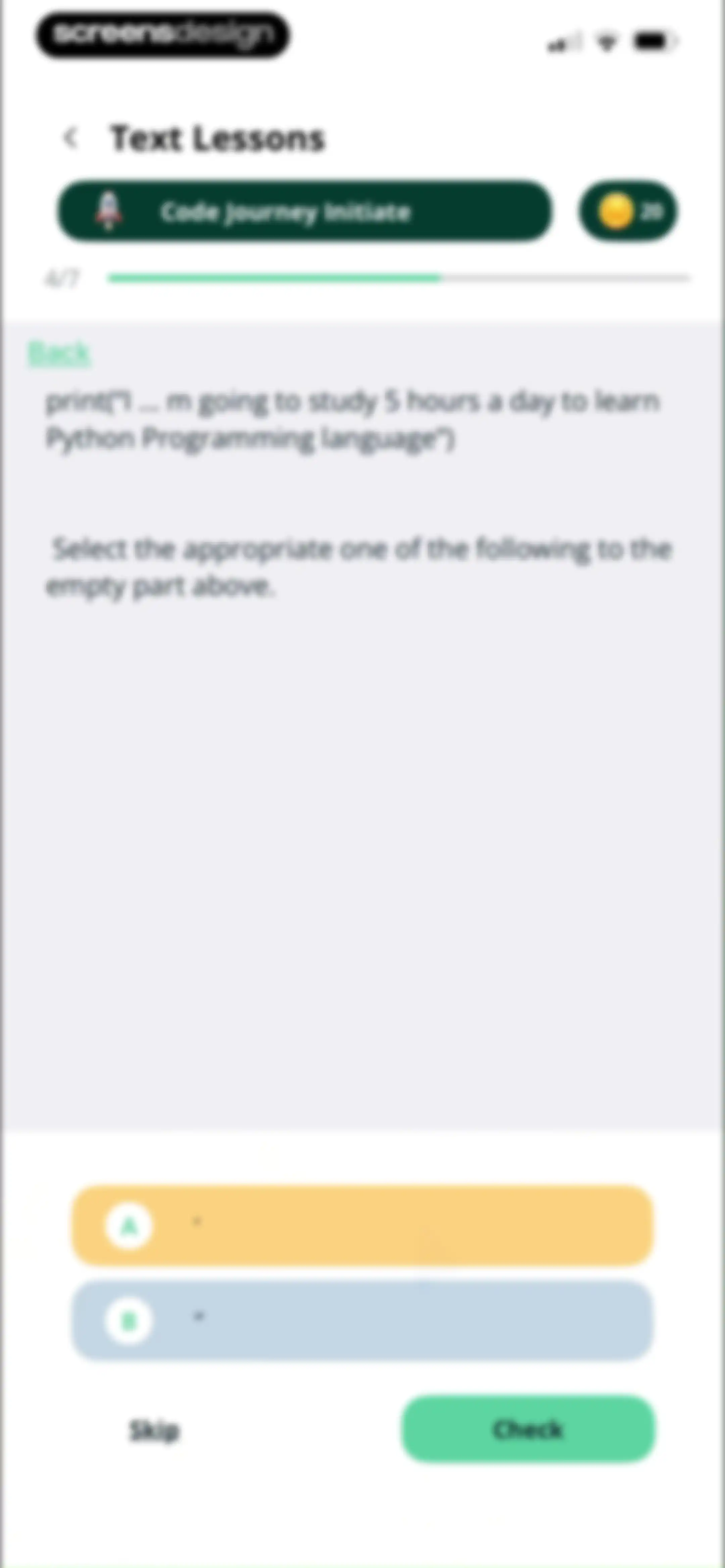Learn Python・Coding－AI Compile screen 38
