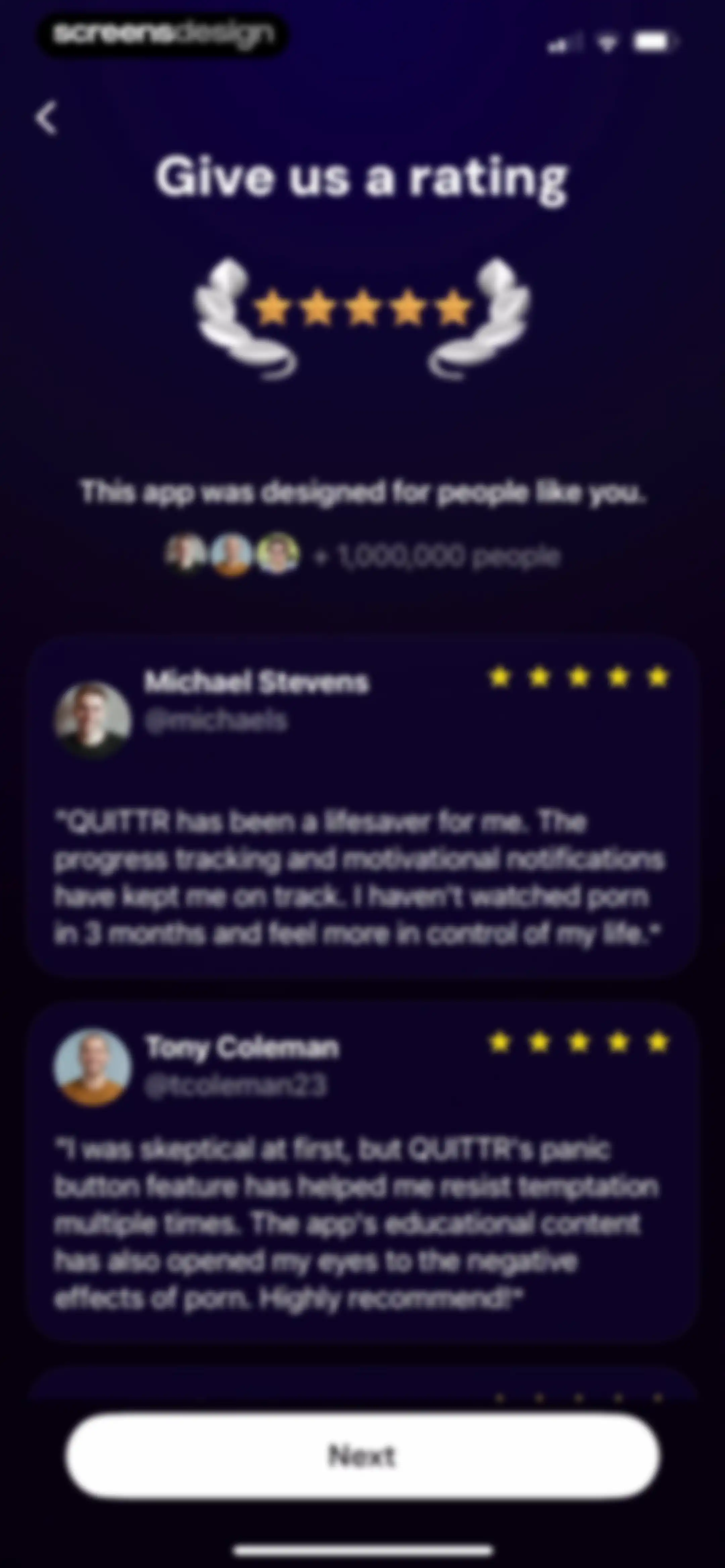 QUITTR - Break Free Now screen 42