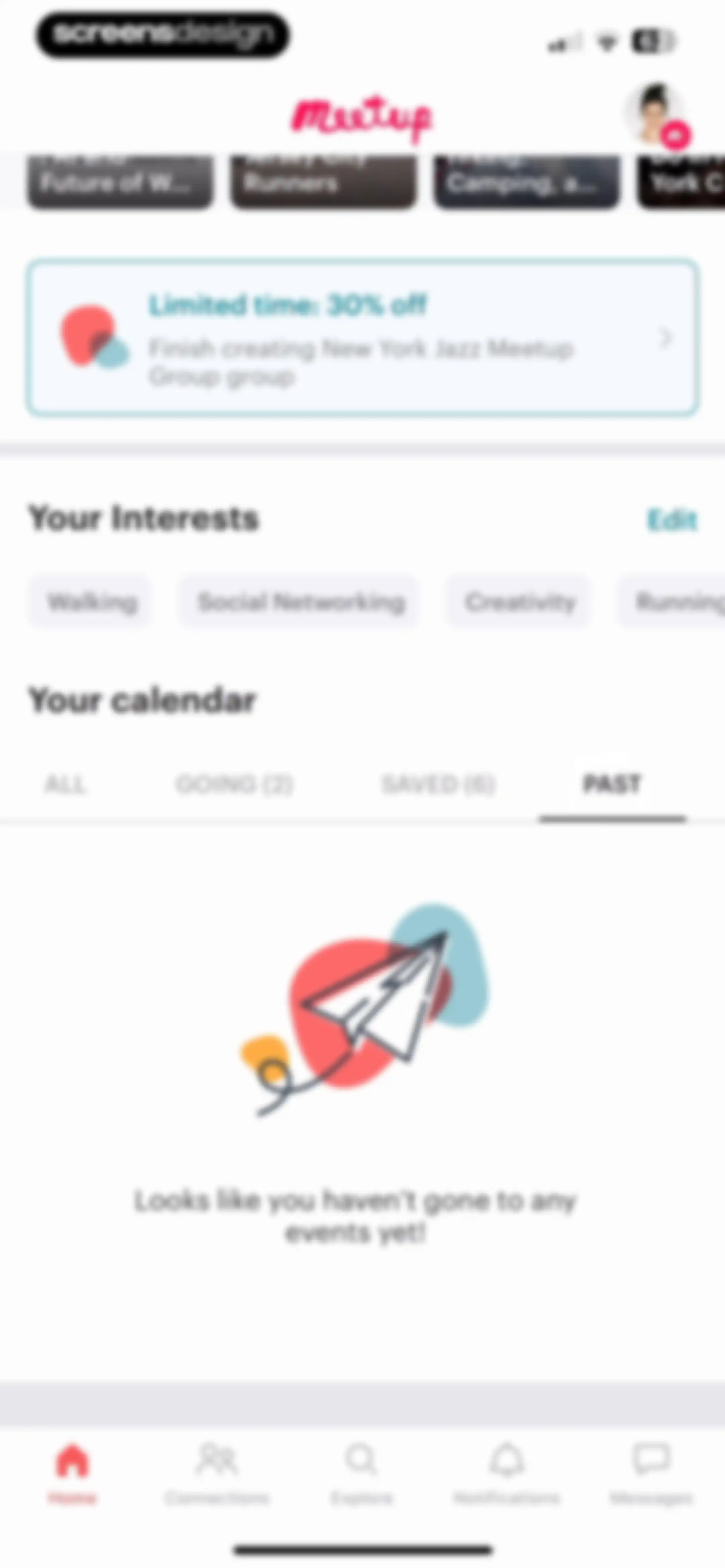 Meetup: Social Events & Groups screen 89