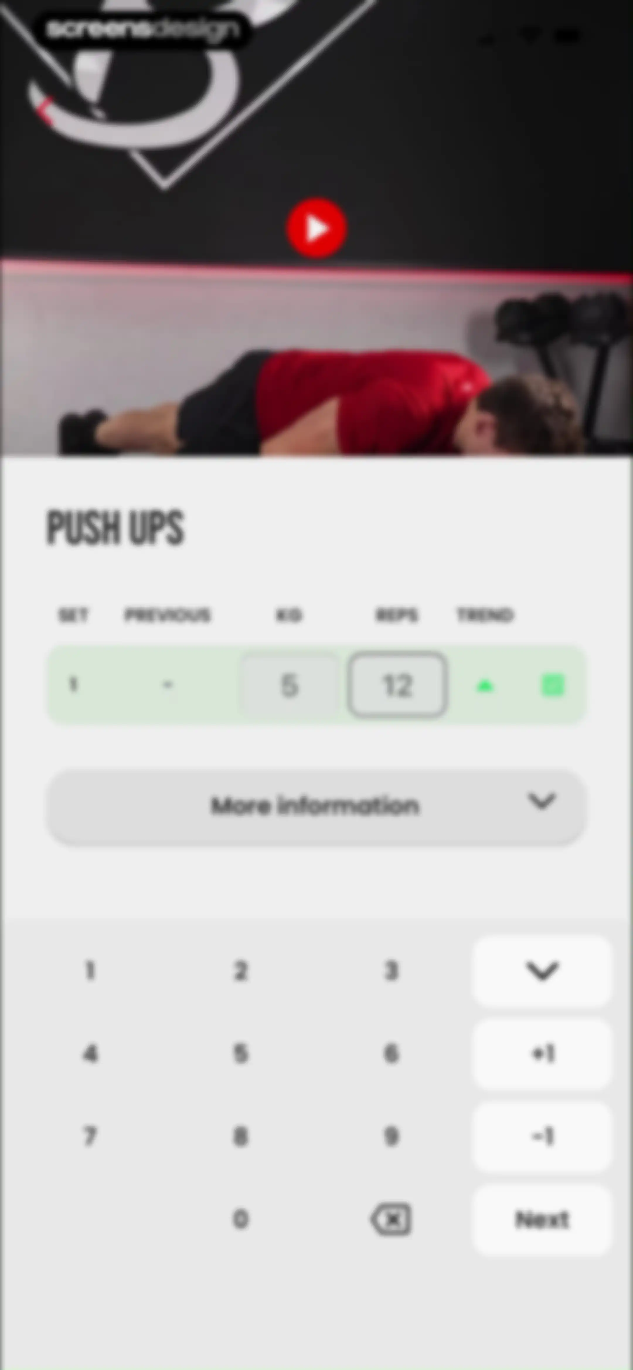 90 Day Challenge screen 49