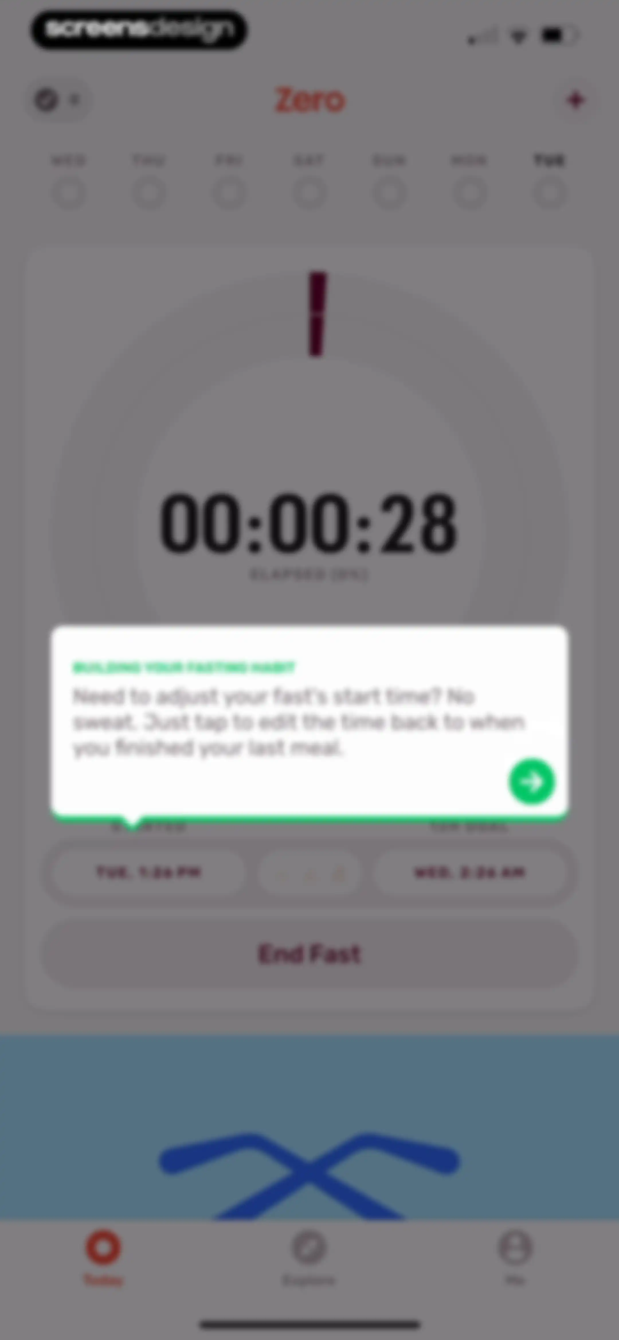 Zero: Fasting & Food Tracker screen 40