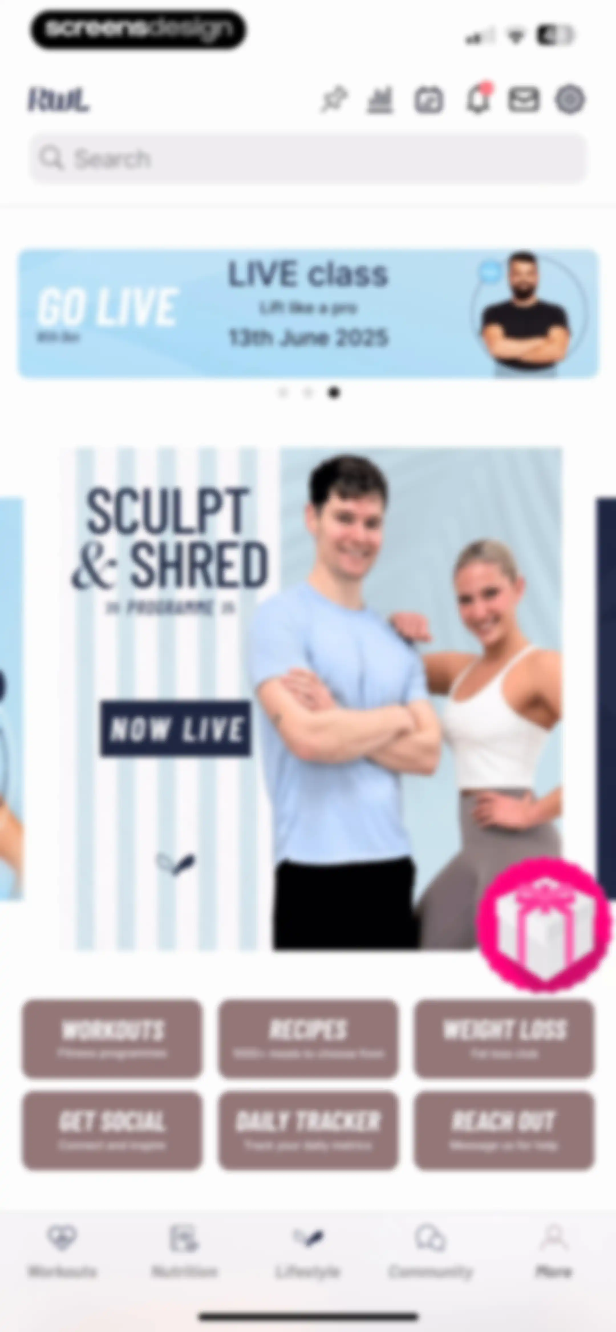 Results Wellness Lifestyle screen 132