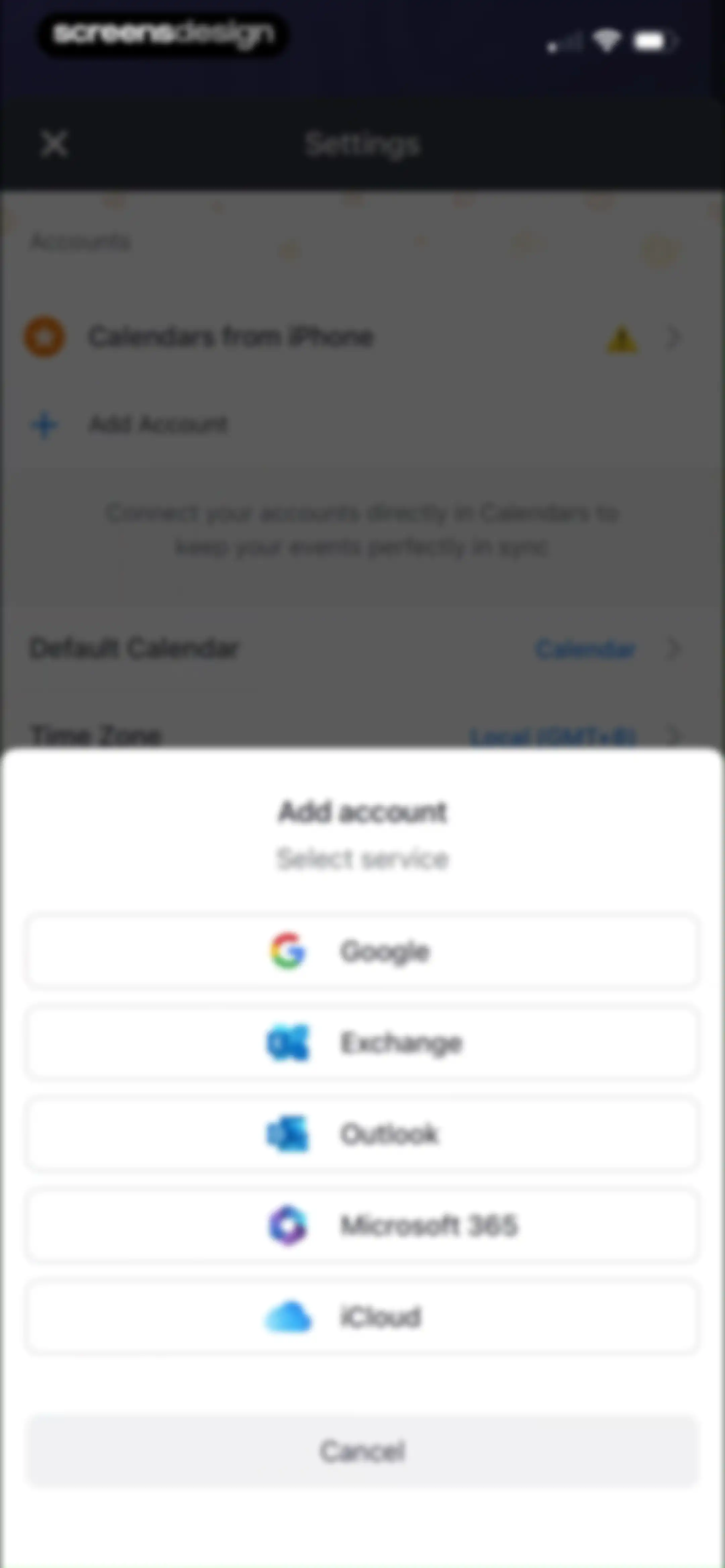 Calendars: Schedule Planner screen 103