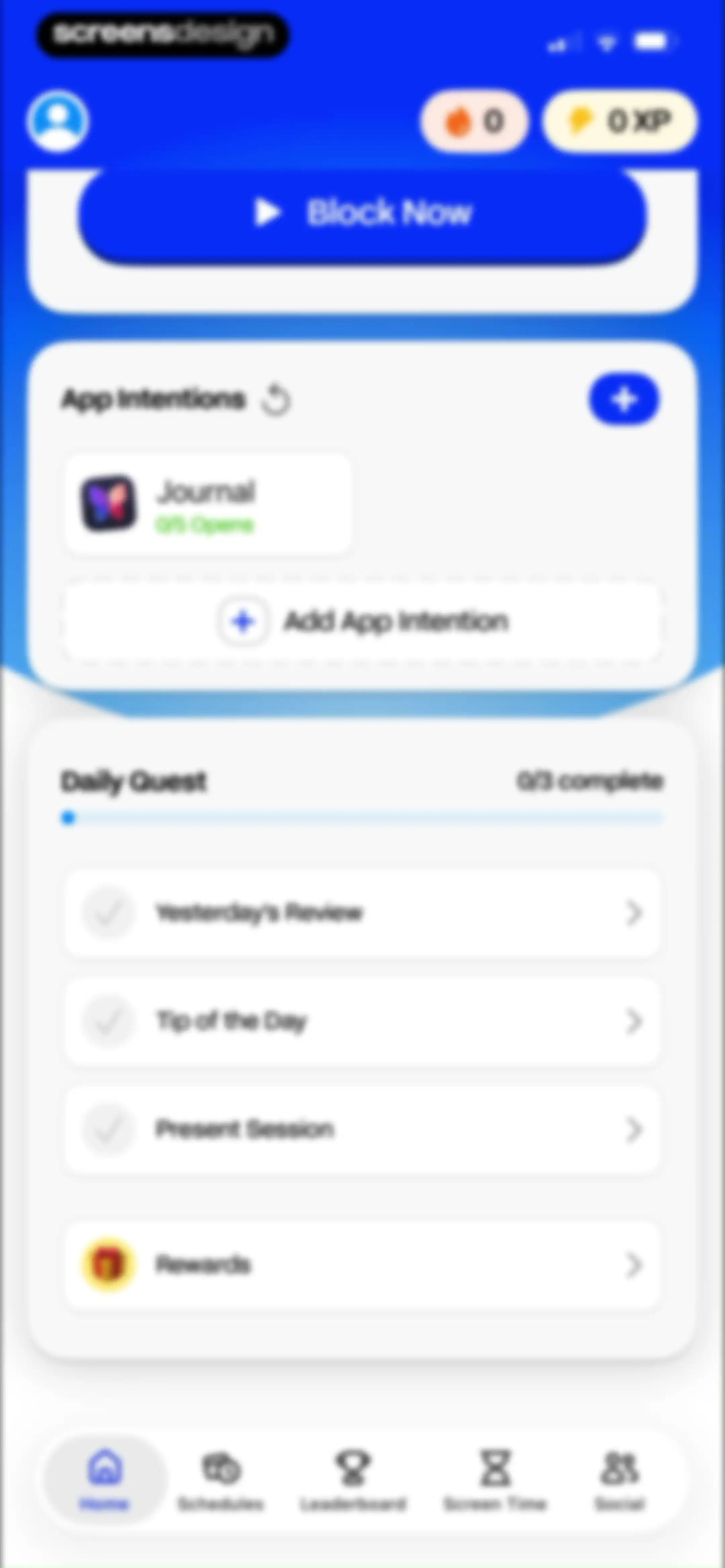 BePresent: Screen Time Control screen 64