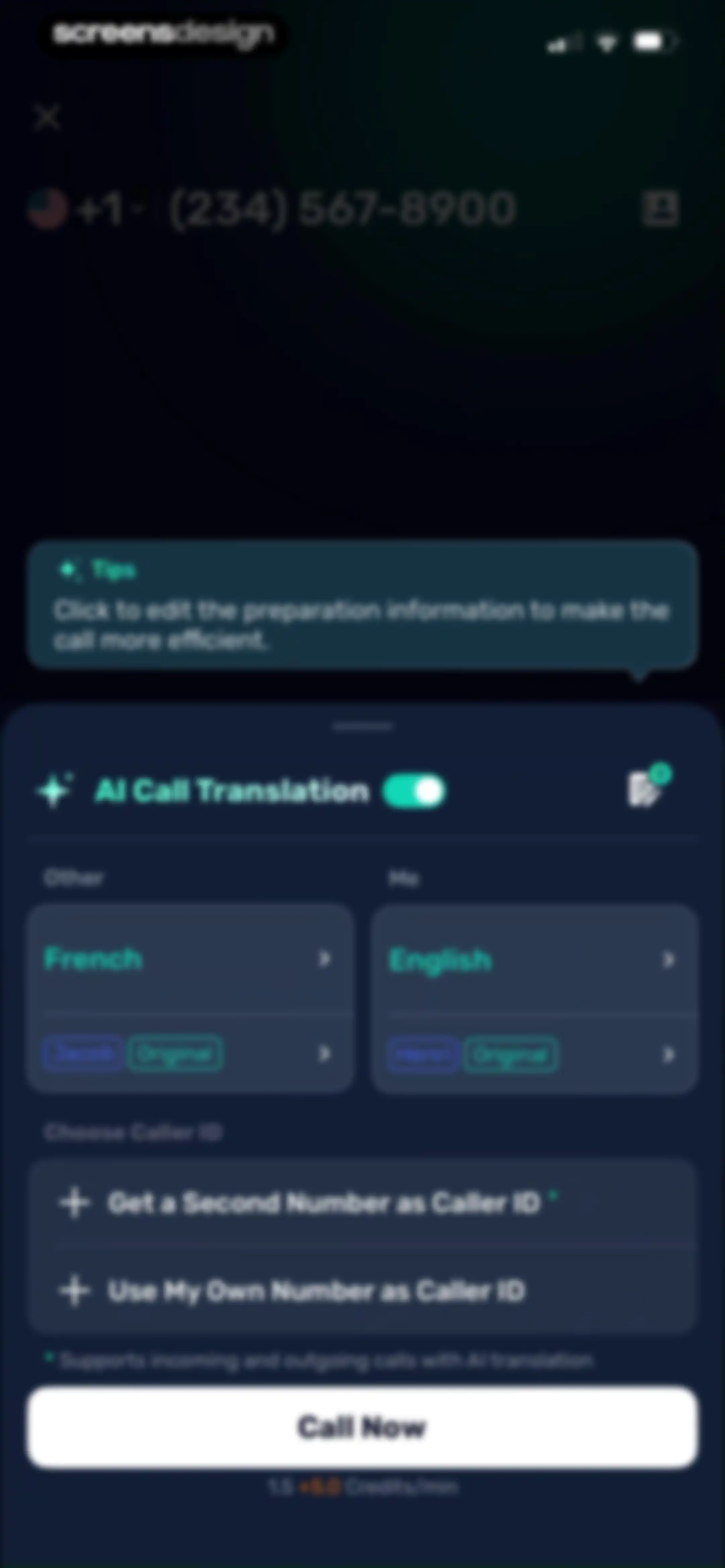 AI Phone:Call&Voice Translator screen 55