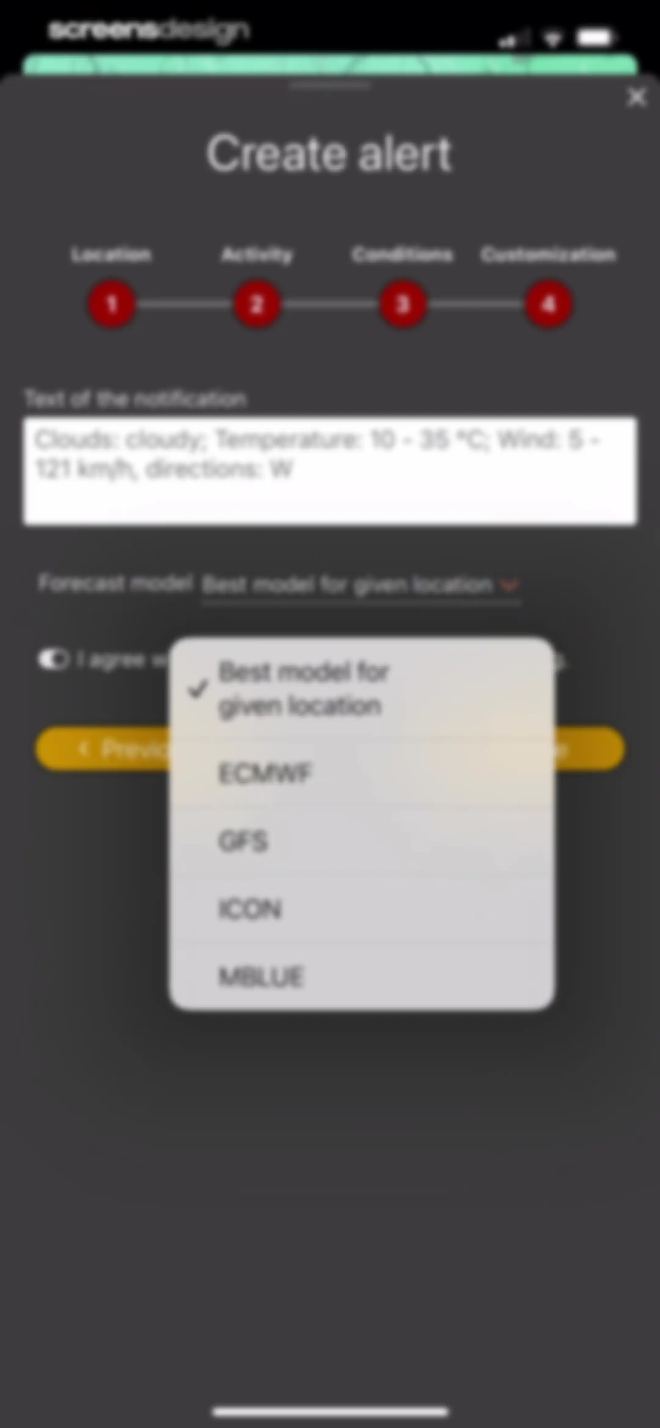 Windy.com screen 69