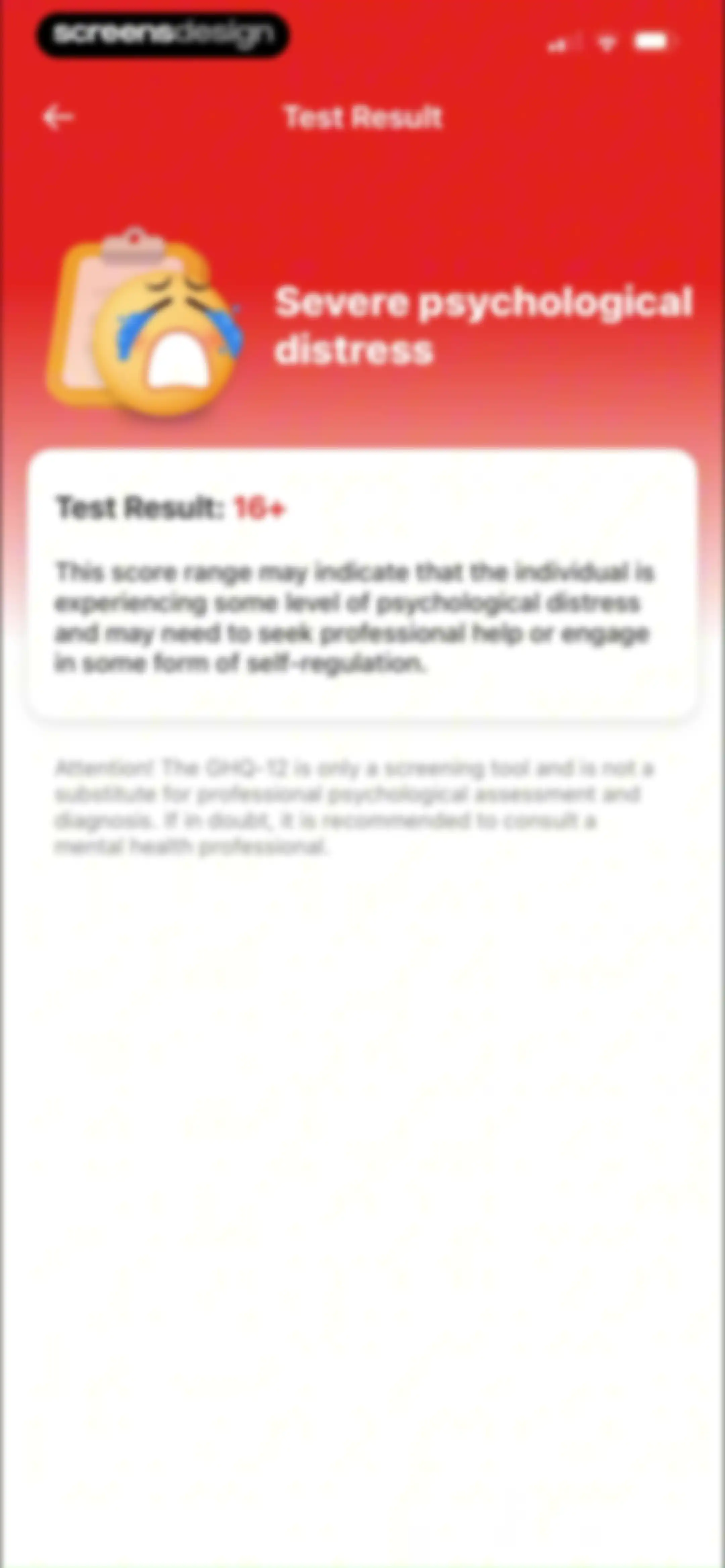 Health Tracker- HeartRate & BP screen 66