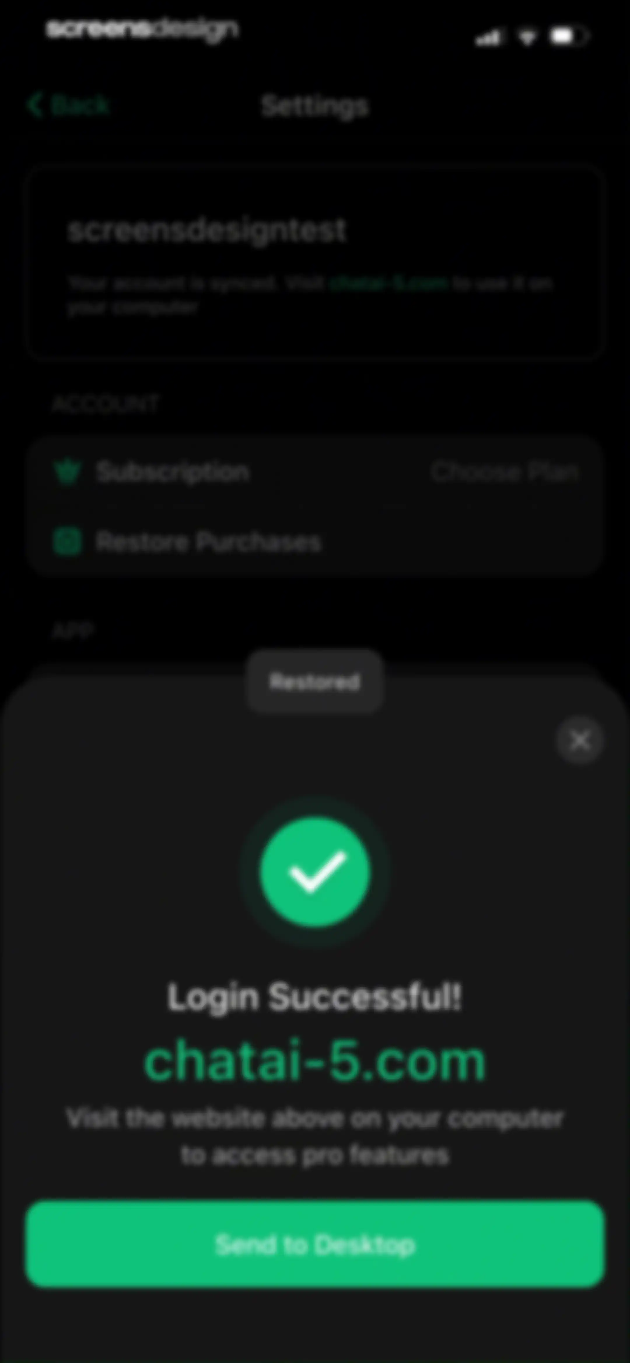 Chat AI 5: AI Agent & Video screen 48
