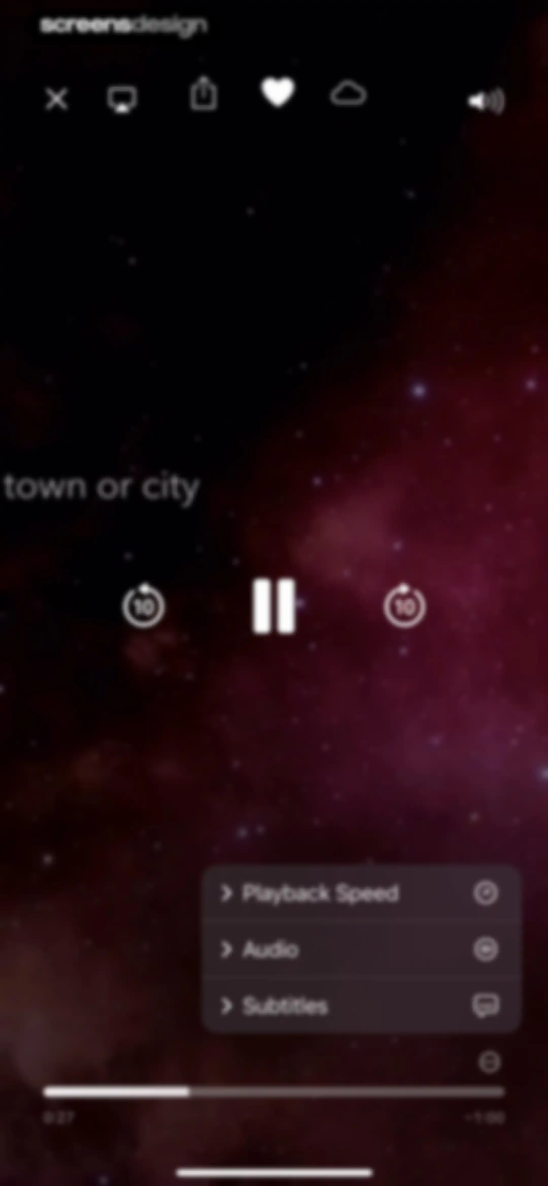 Calm screen 28