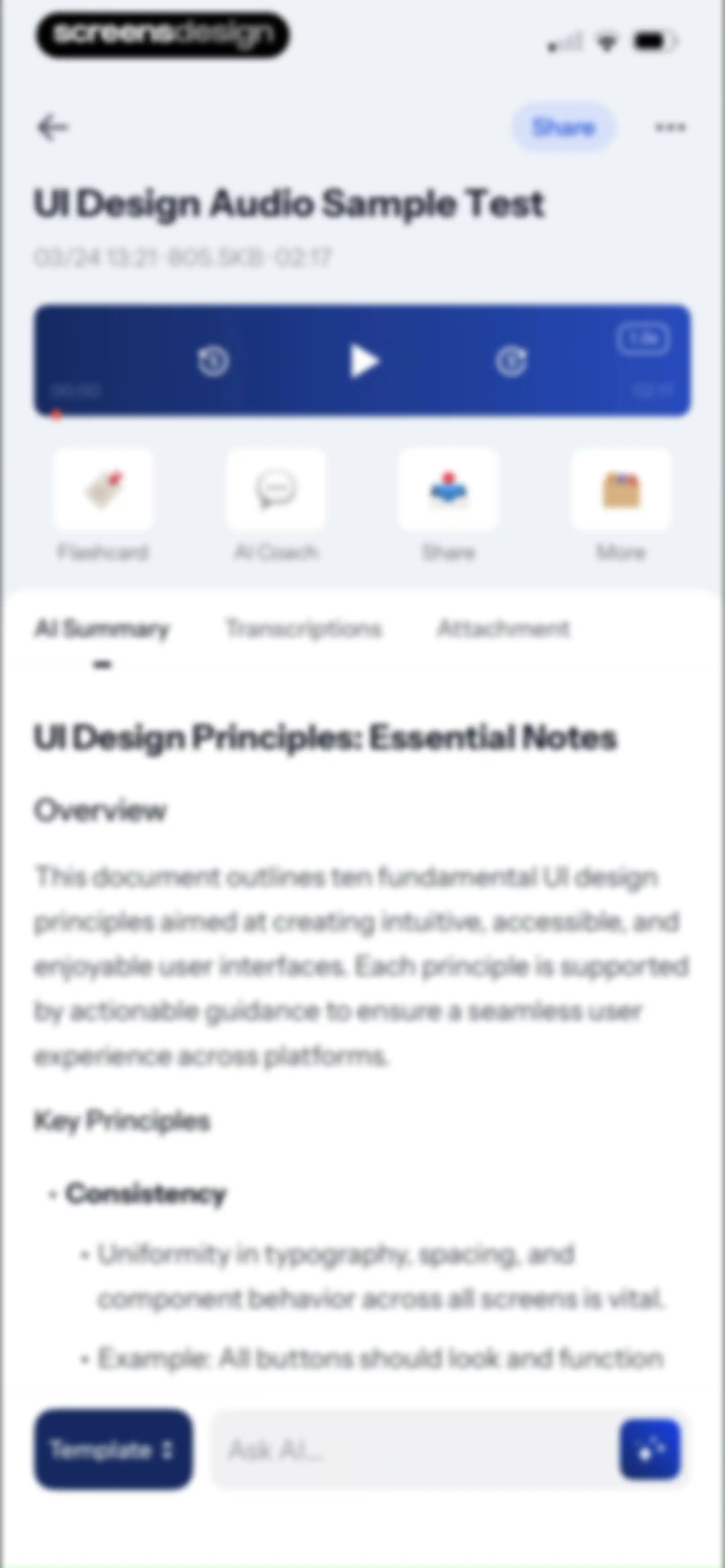 Owll:AI Note Taker & Assistant screen 74