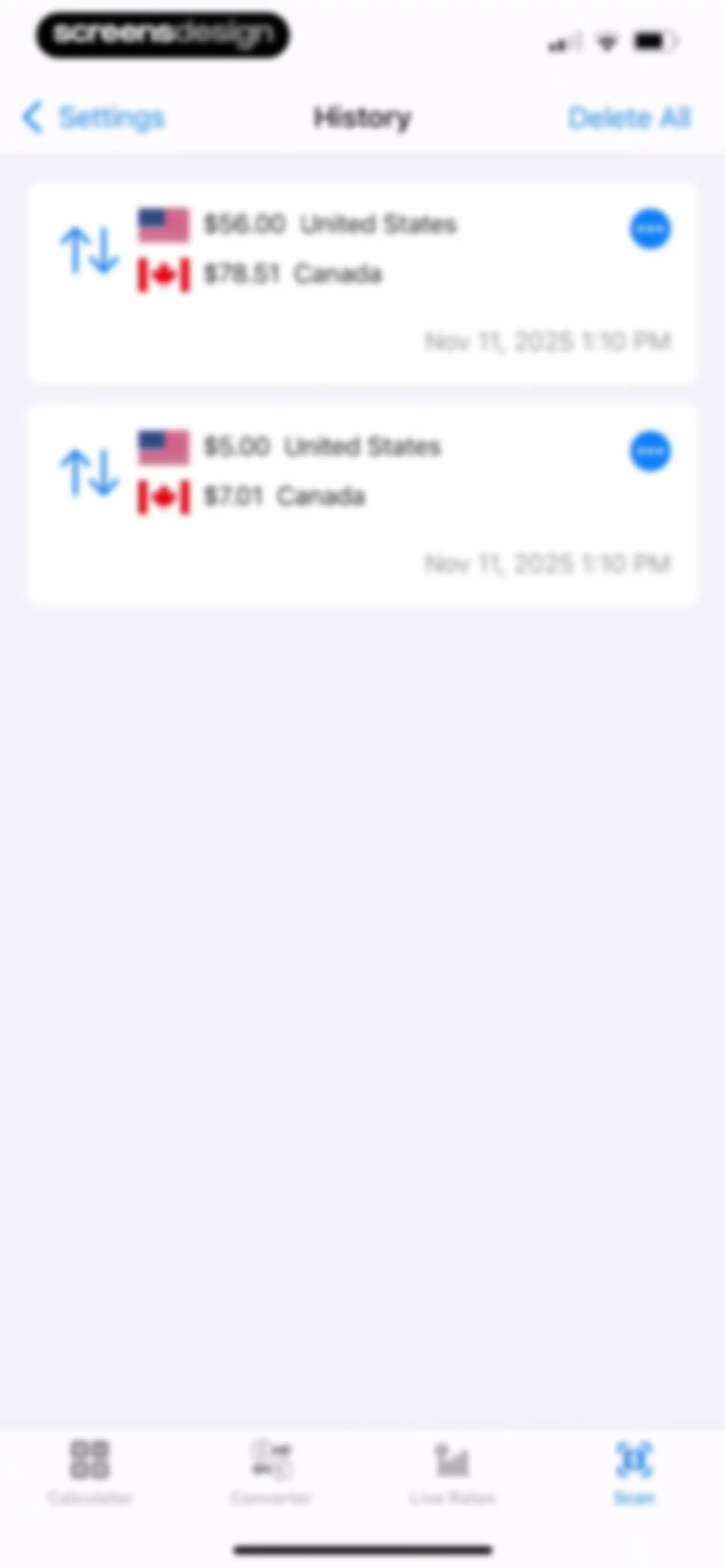 Currency Converter Calculator• screen 47