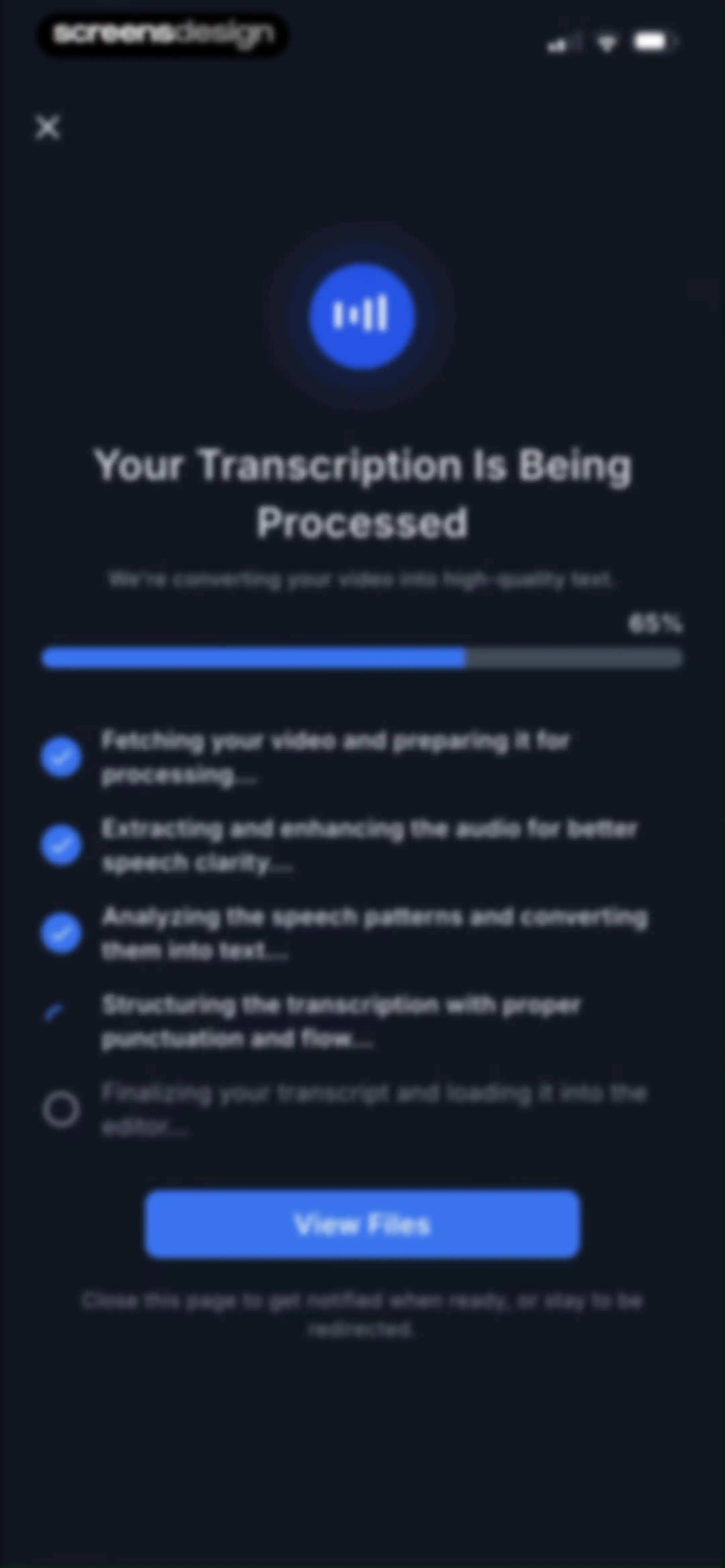 Transkriptor - Speech to Text screen 36