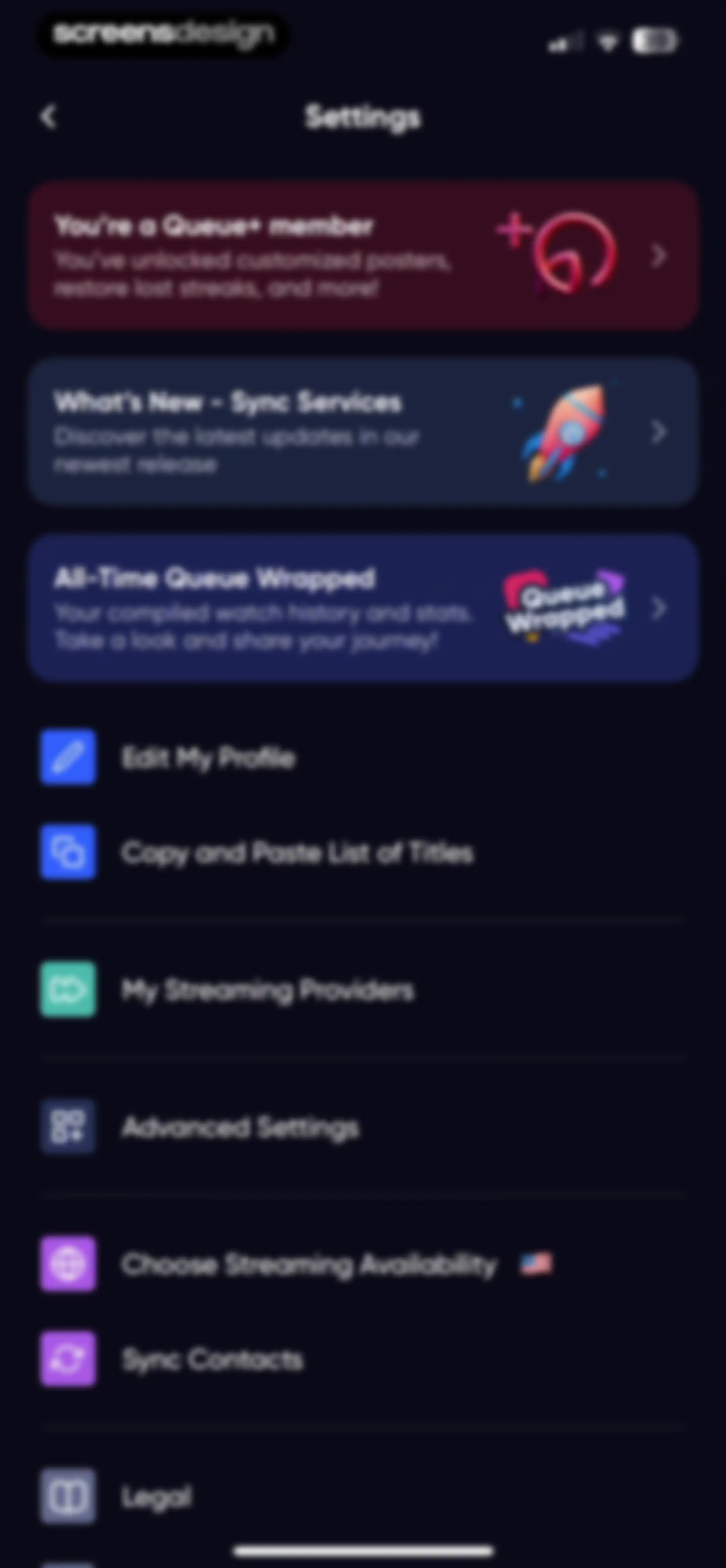 Queue - Find Movies & Shows screen 168