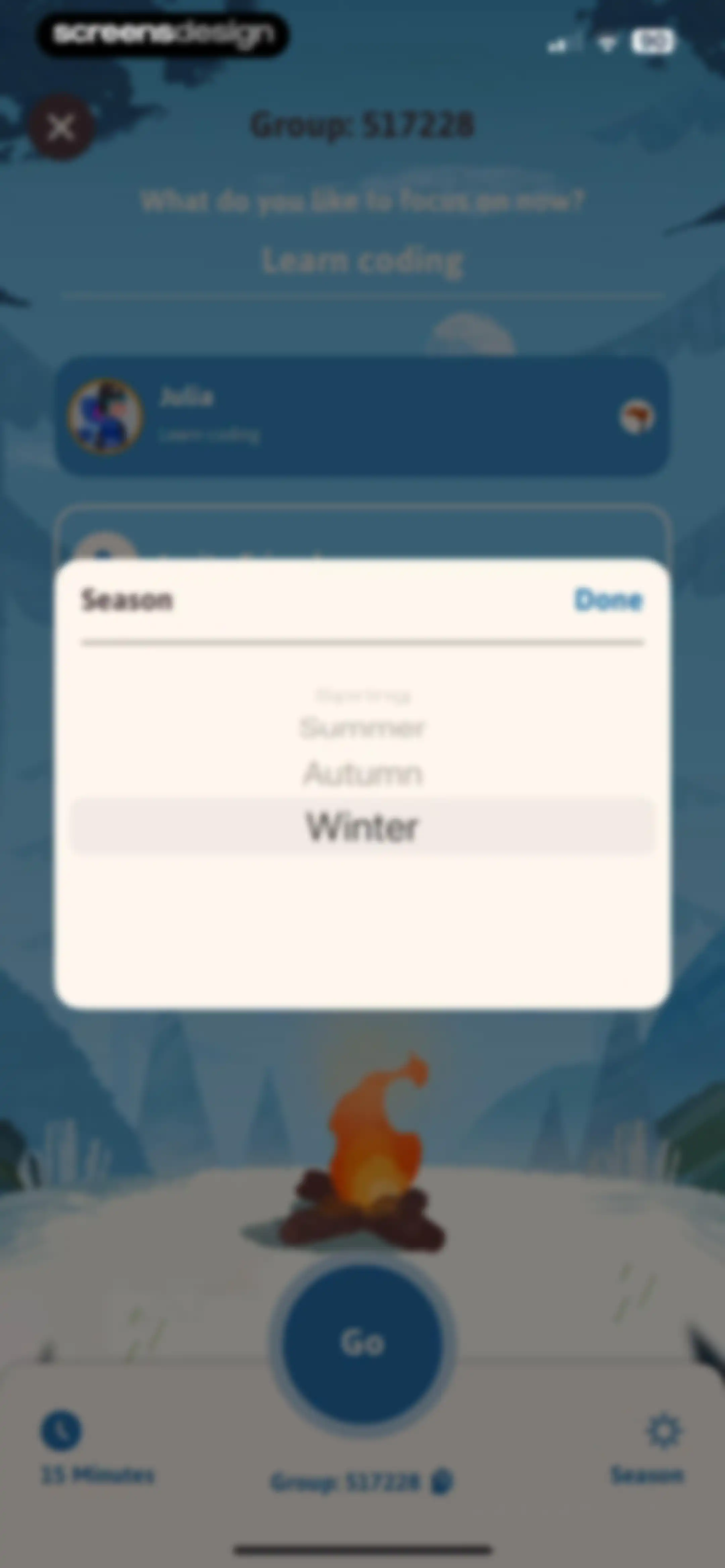 Focus Traveller - Flow Timer screen 48