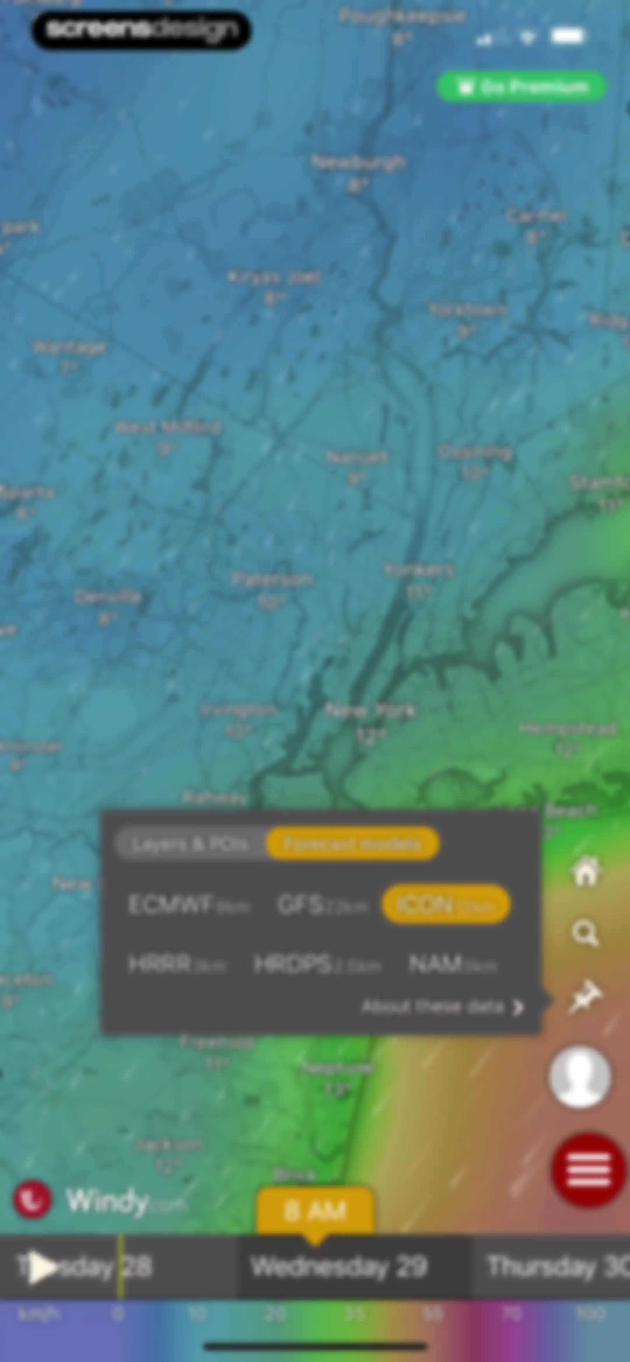 Windy.com screen 40