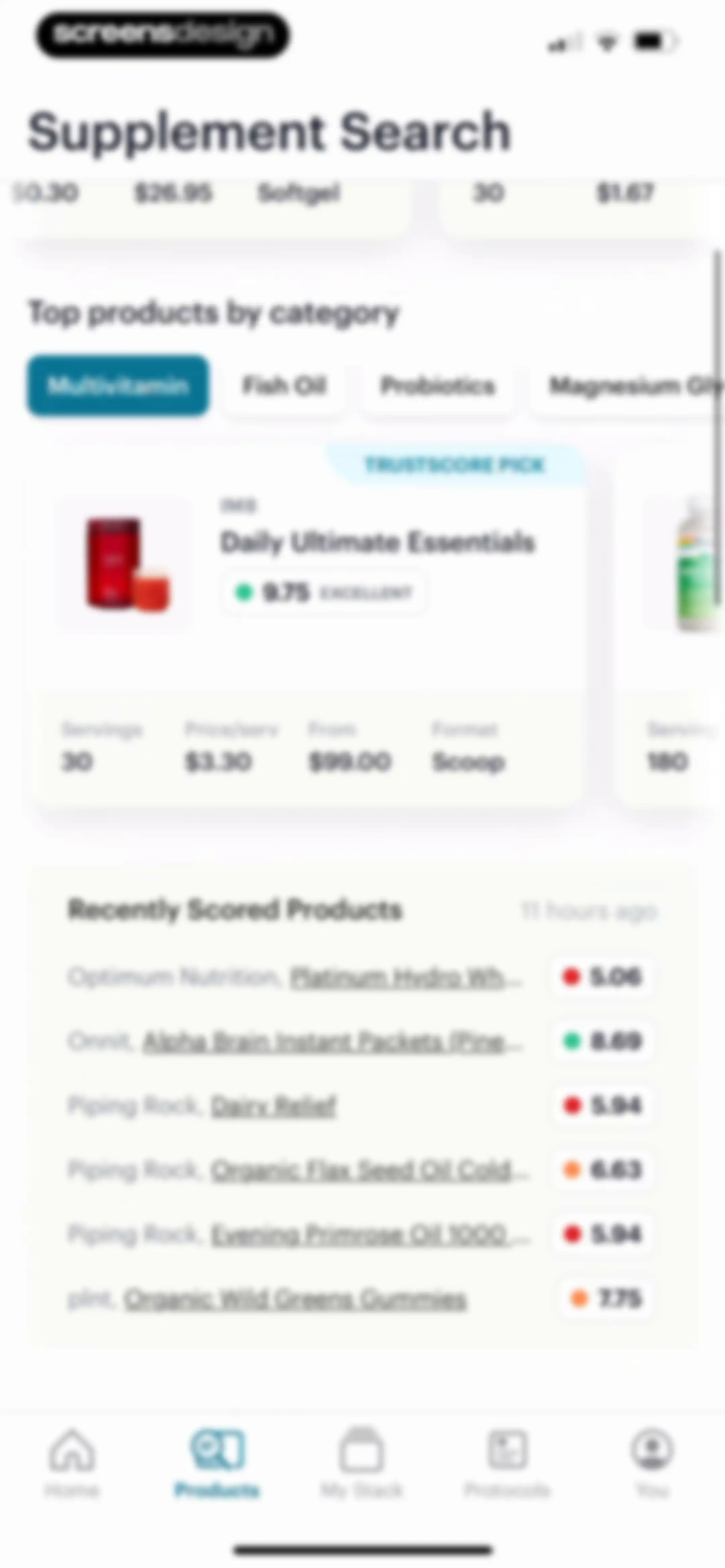 SuppCo: Supplement Scanner screen 144