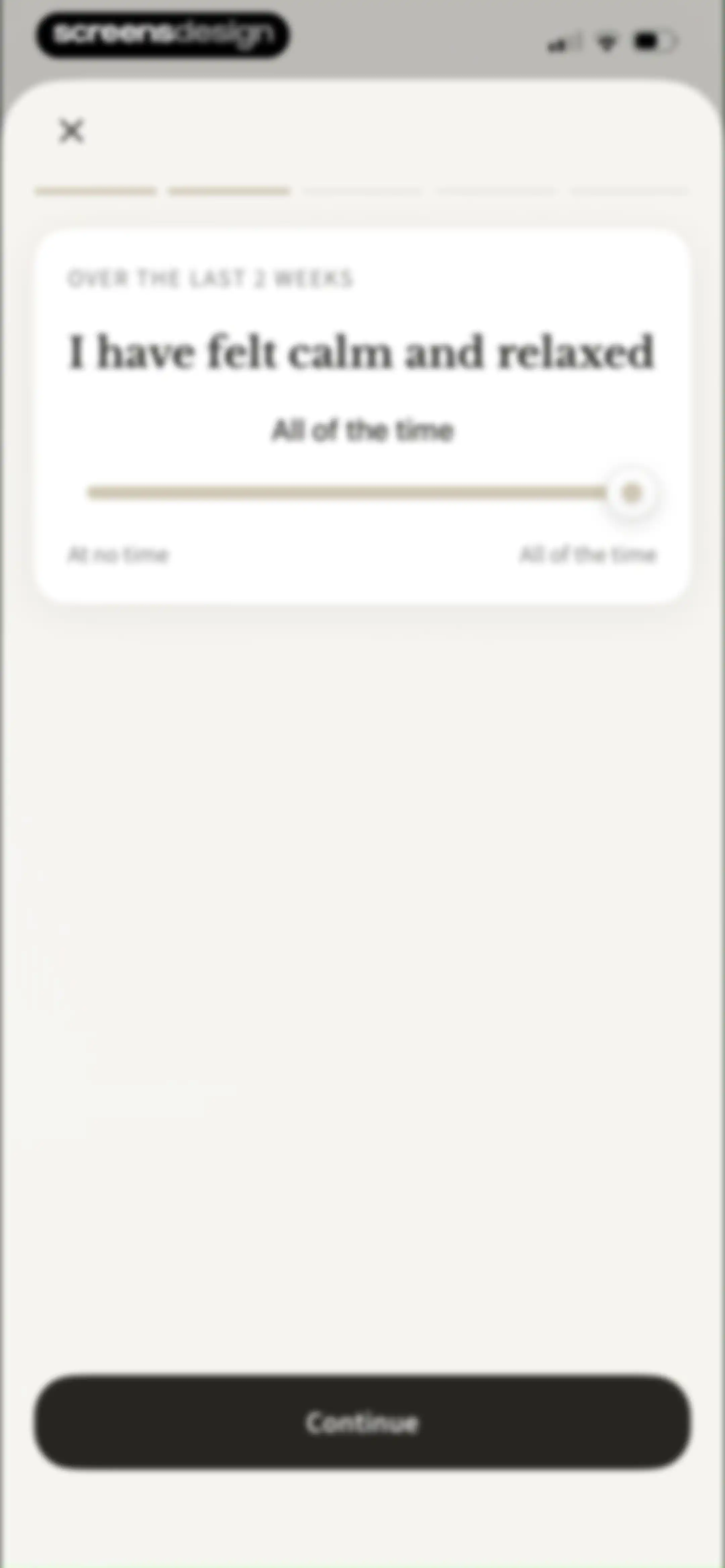 Sonia: AI for Mental Health screen 15