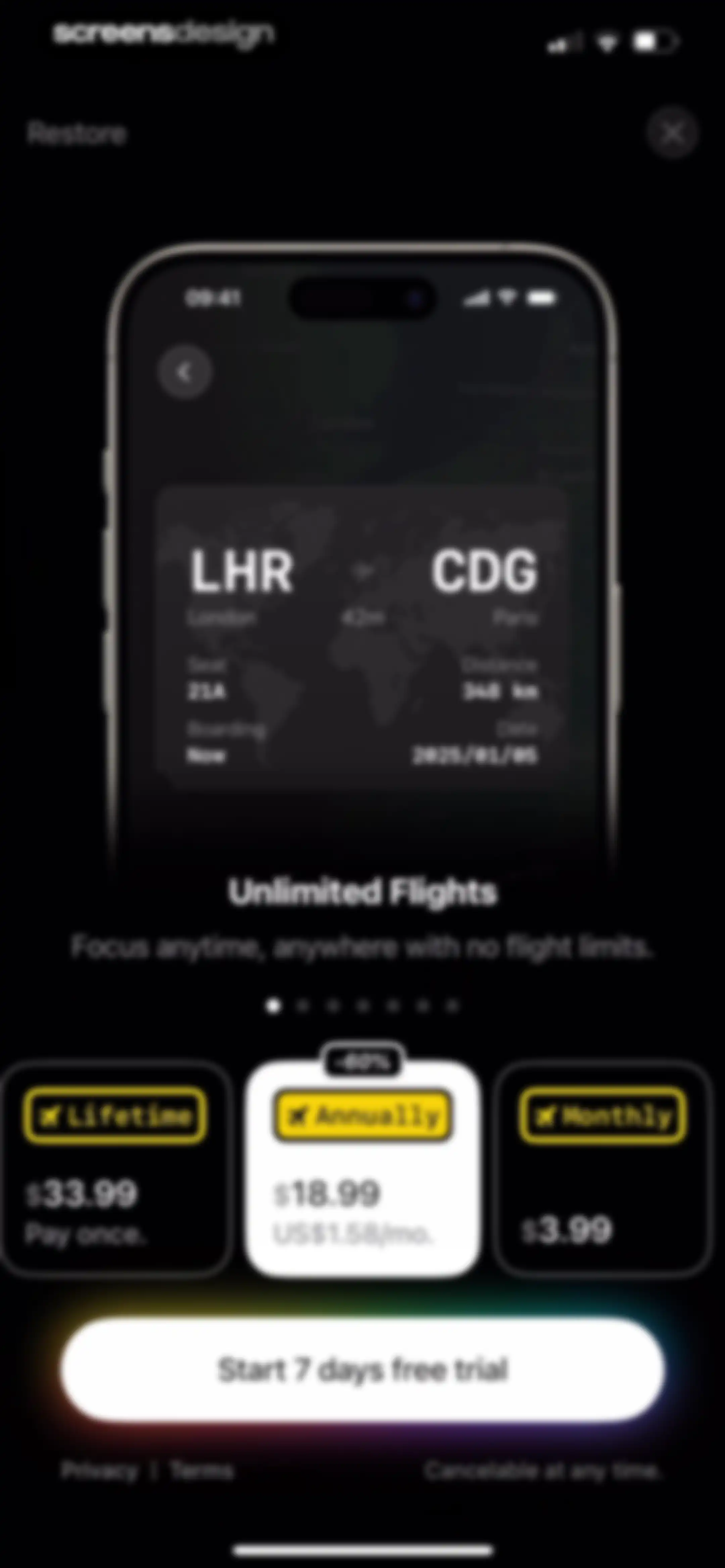 FocusFlight - Deepfocus Timer screen 26