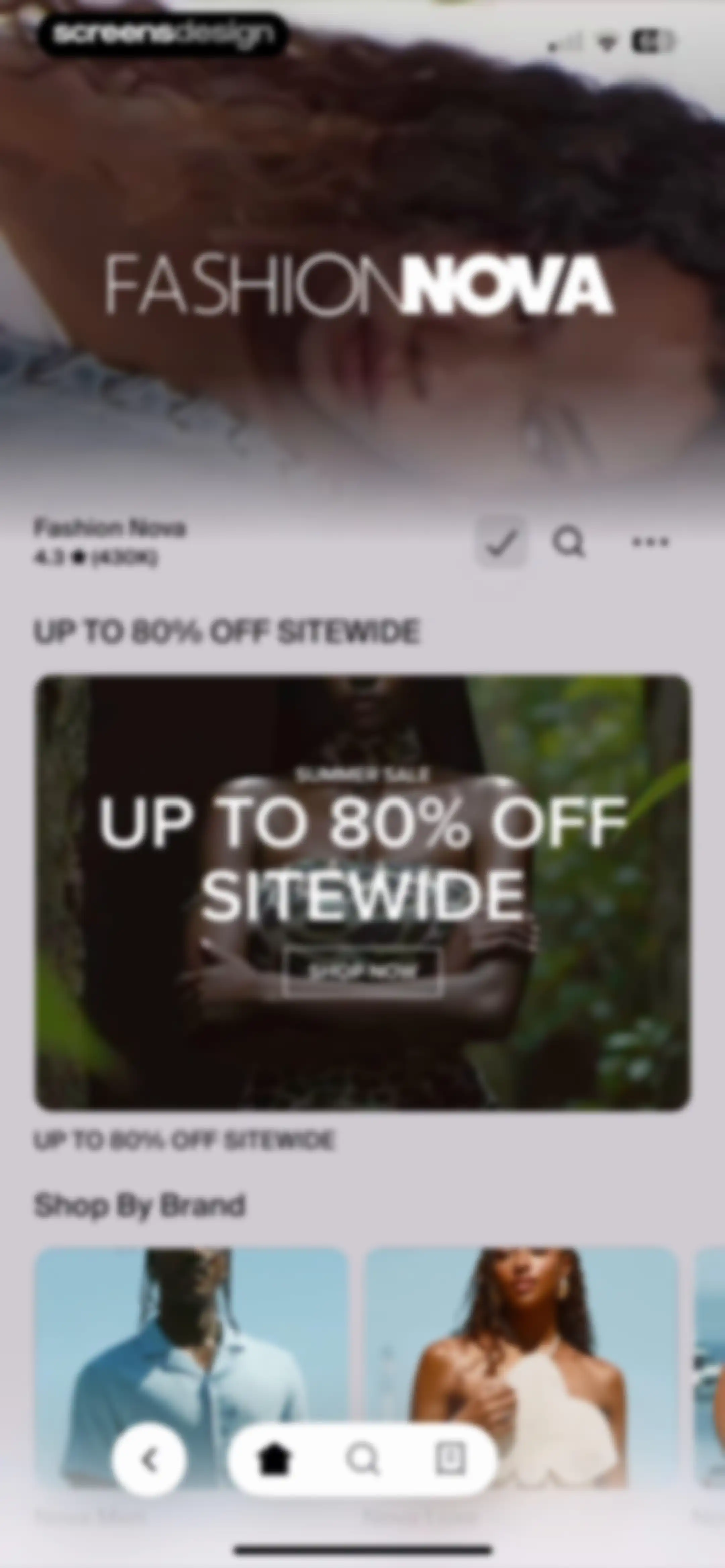 Shop: All your favorite brands screen 152