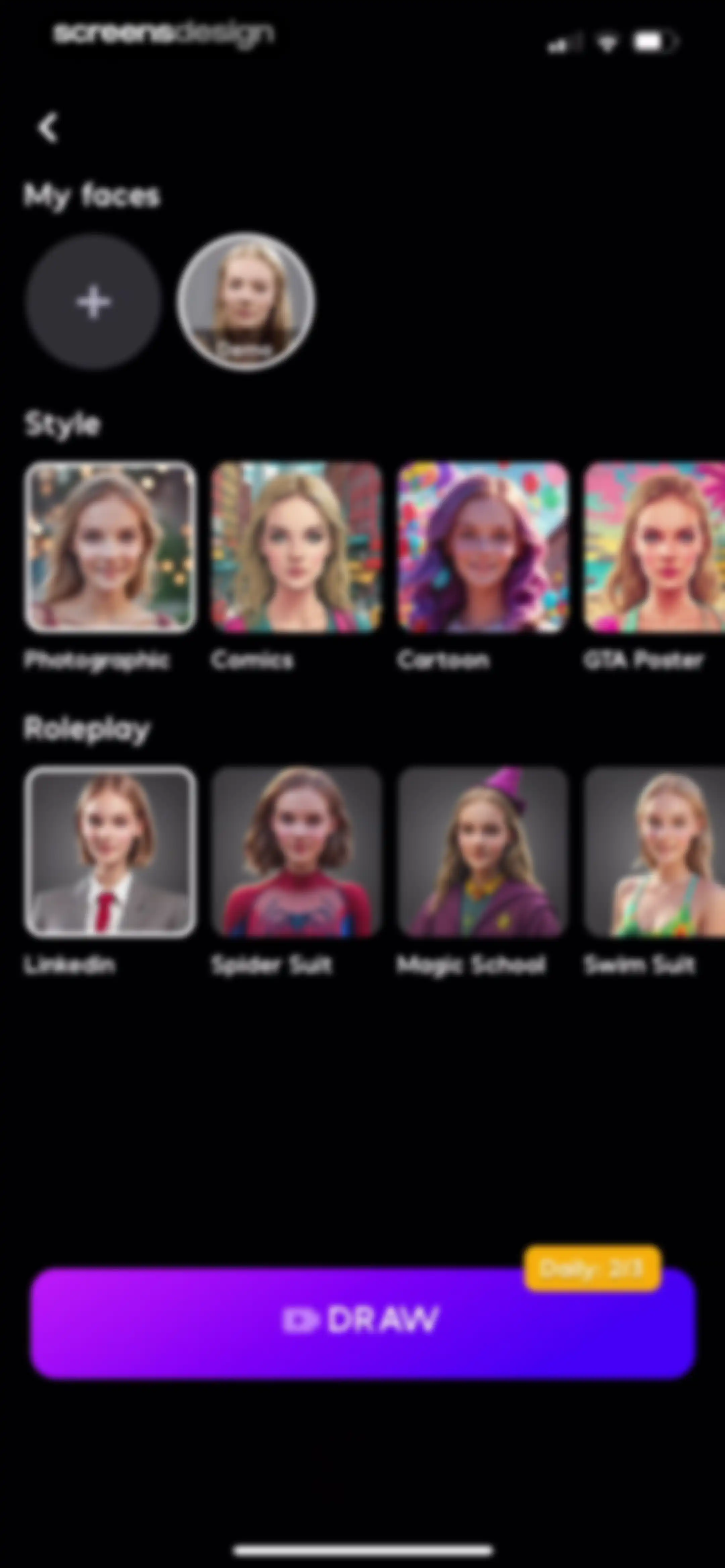 AI Mirror: AI Photo Editor screen 117