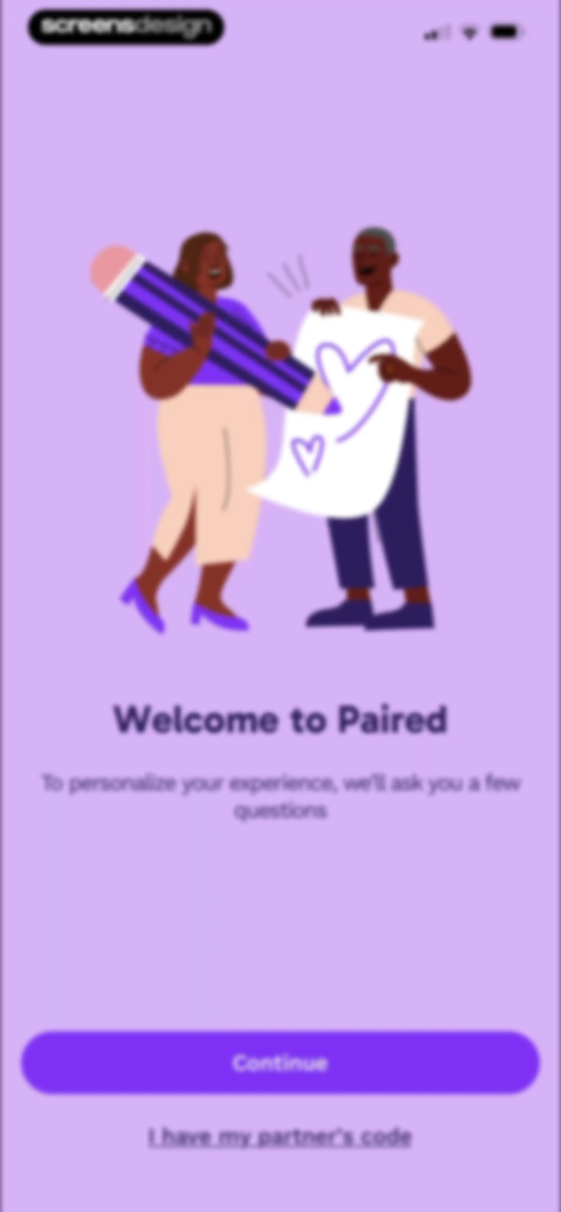 Paired: Couples & Relationship screen 6