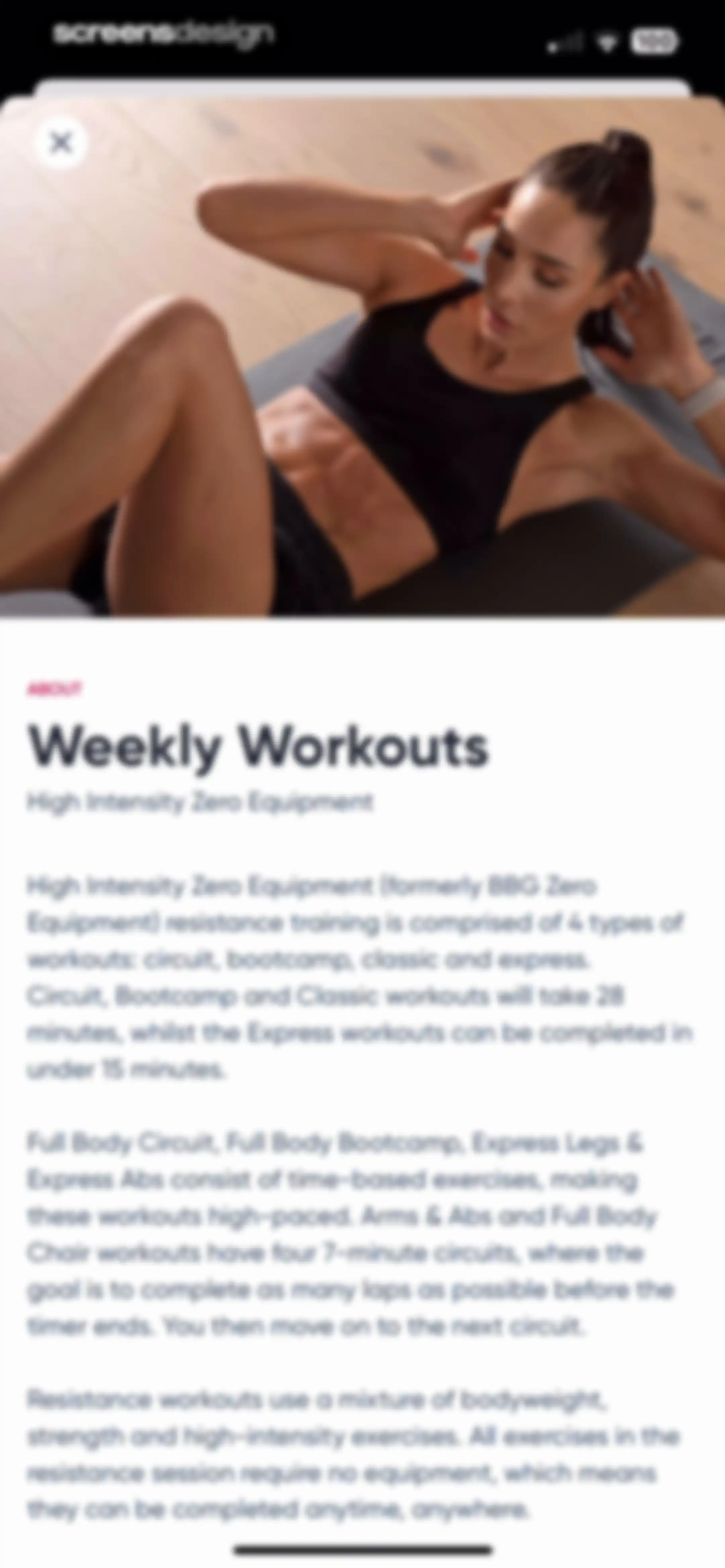 Sweat: Fitness App For Women screen 41
