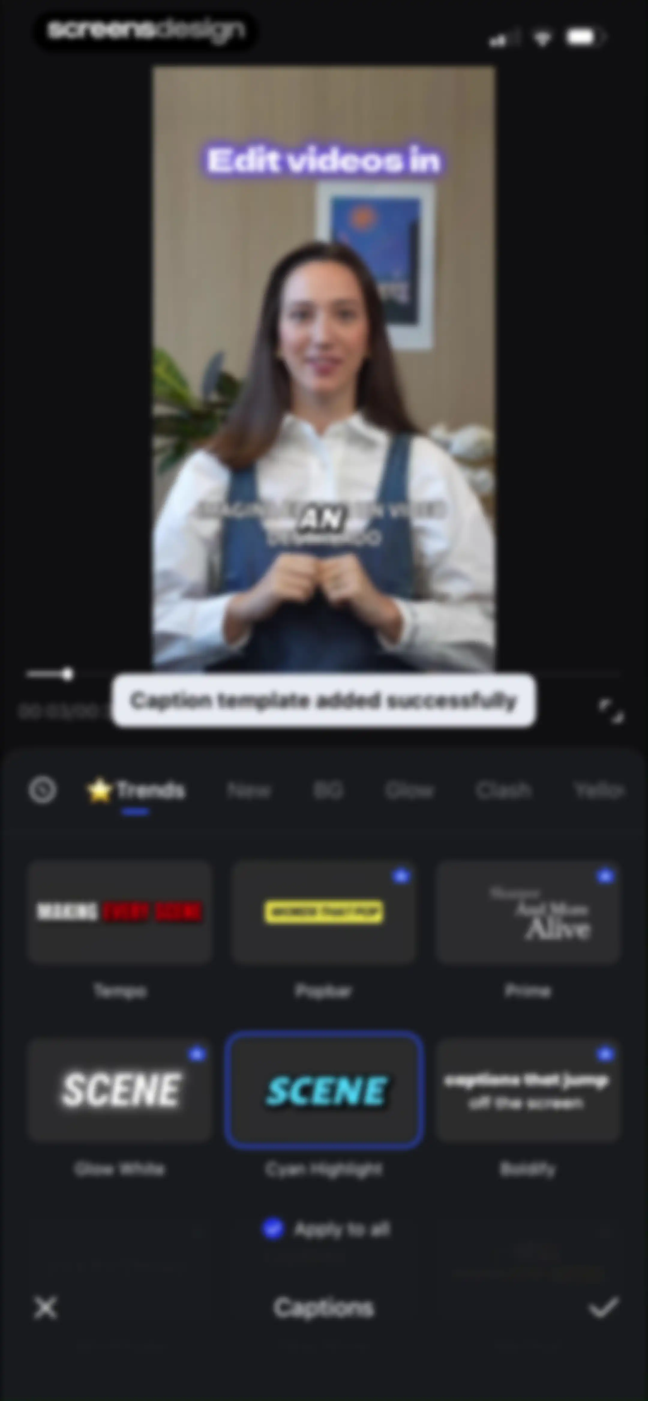Vmake Labs: create viral video screen 47