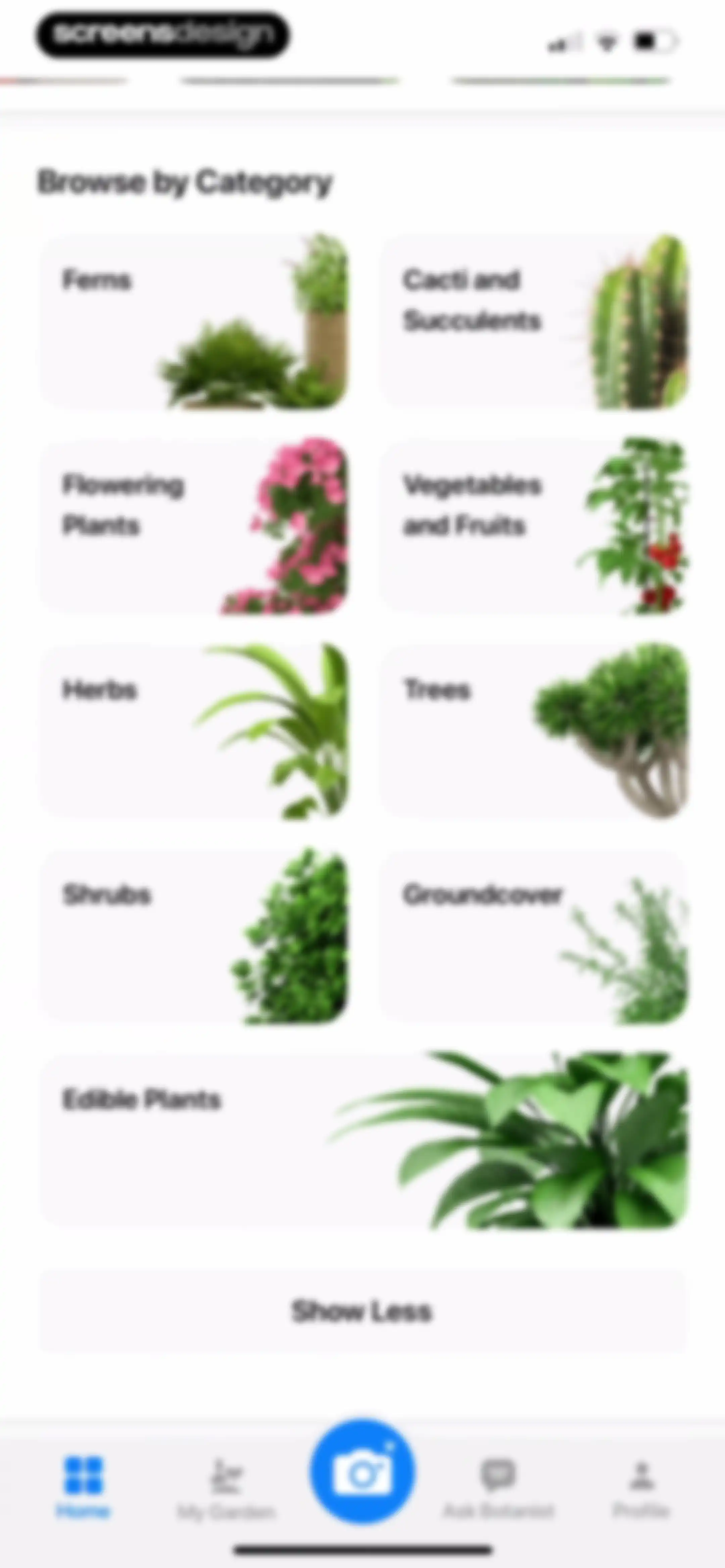 Plant App: Plant Identifier screen 112
