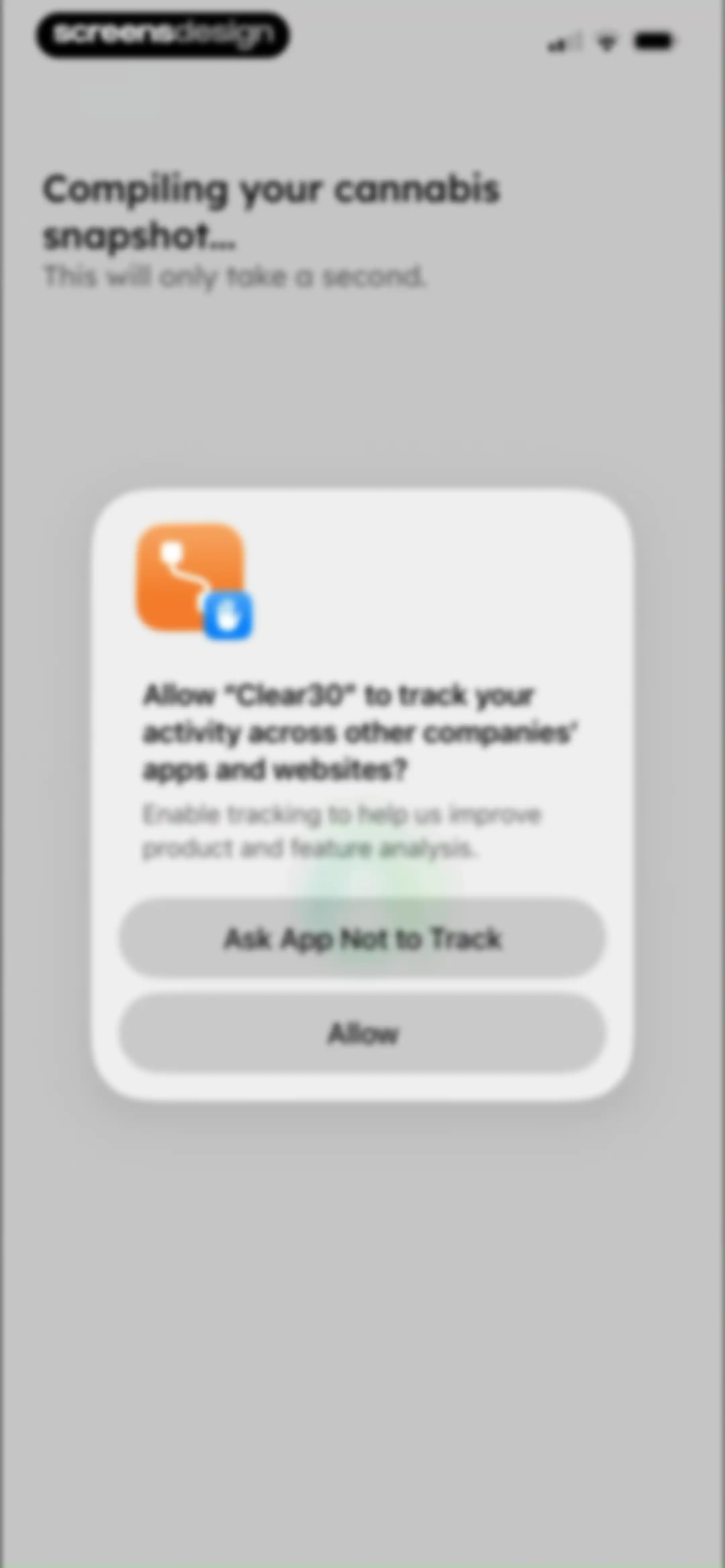 Clear30: Reset From Weed screen 35