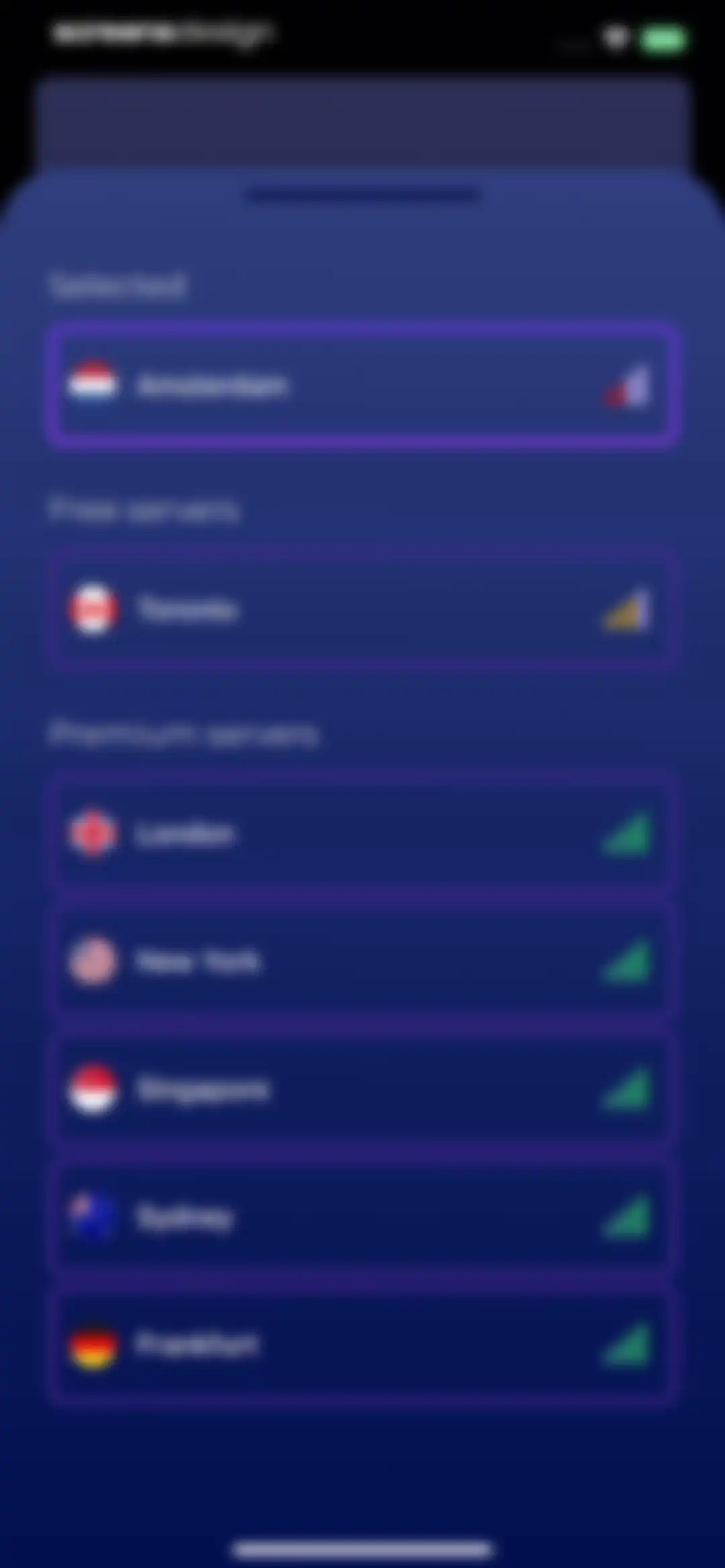 Triple Ape VPN screen 8