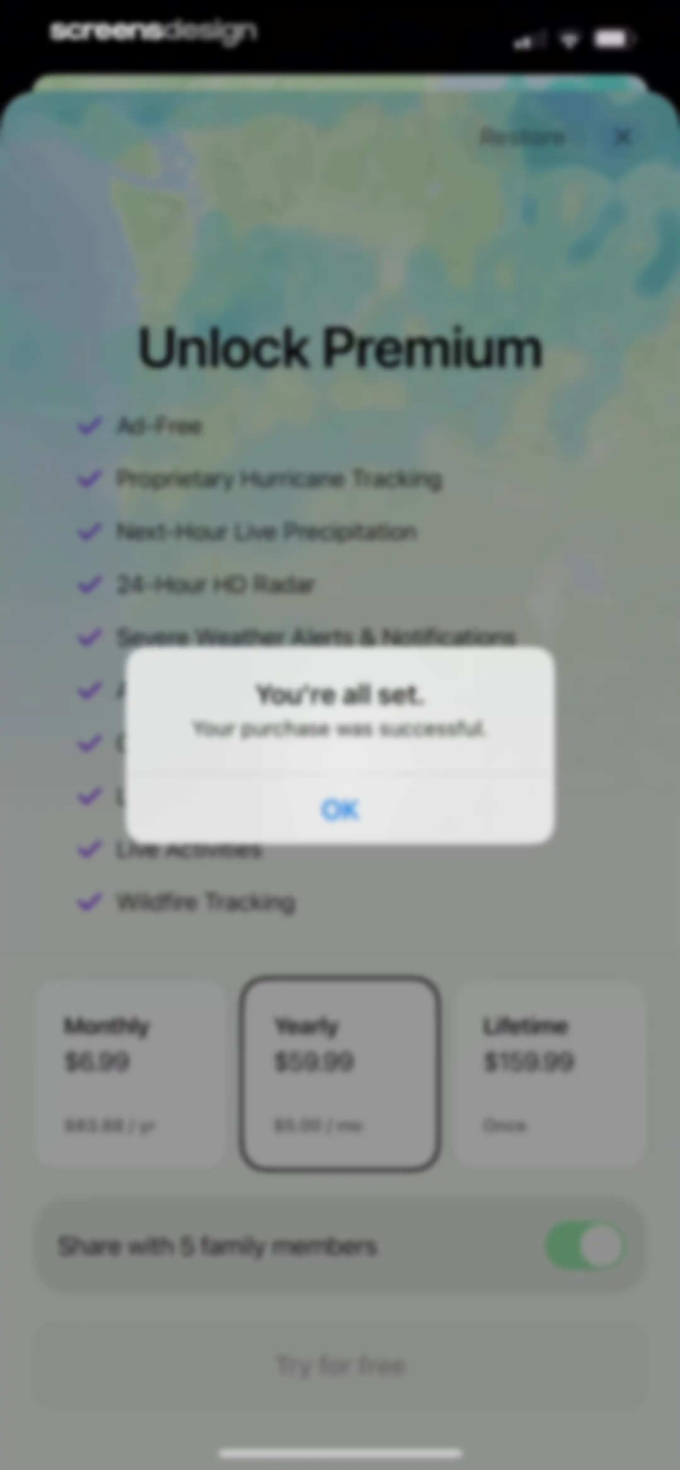 Element: Weather Radar screen 10