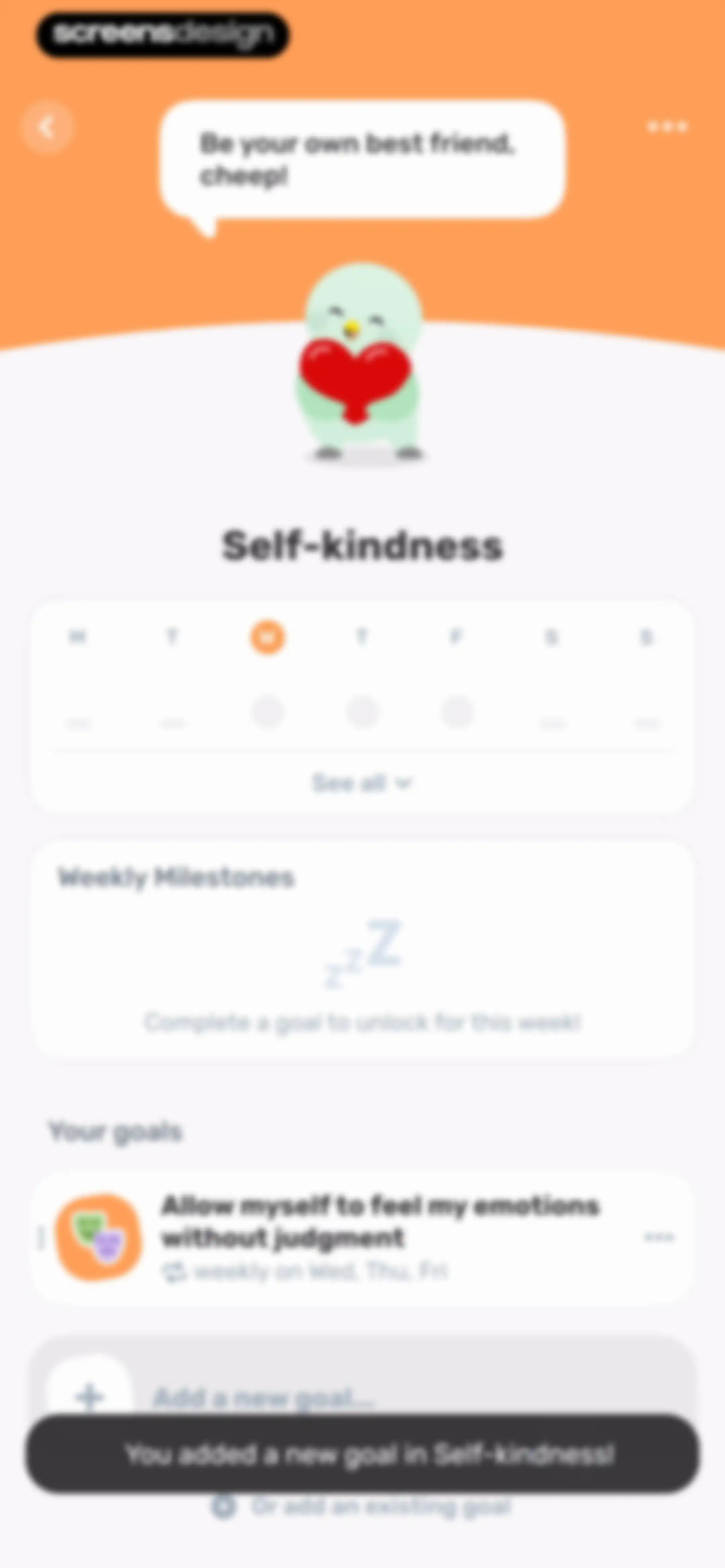 Finch: Self-Care Pet screen 68
