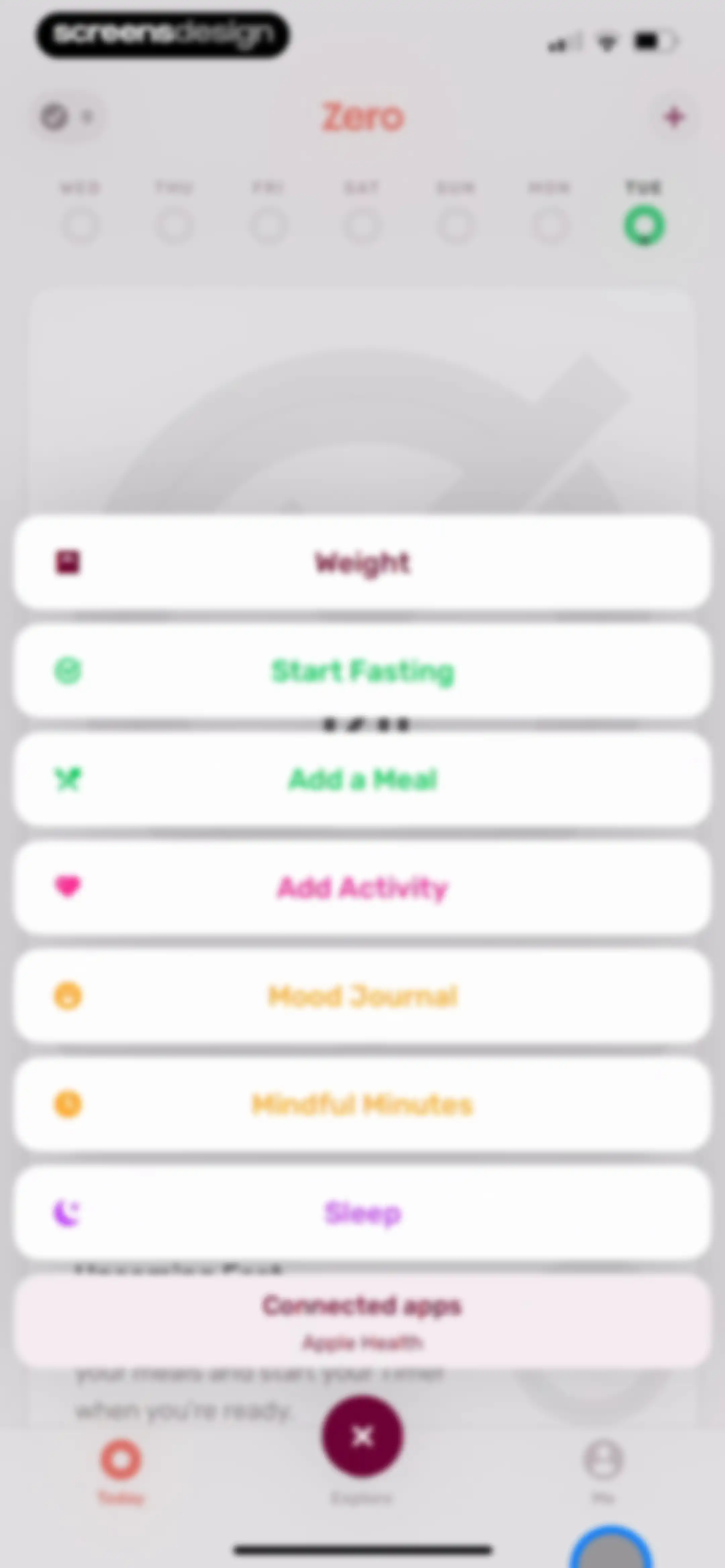 Zero: Fasting & Food Tracker screen 52