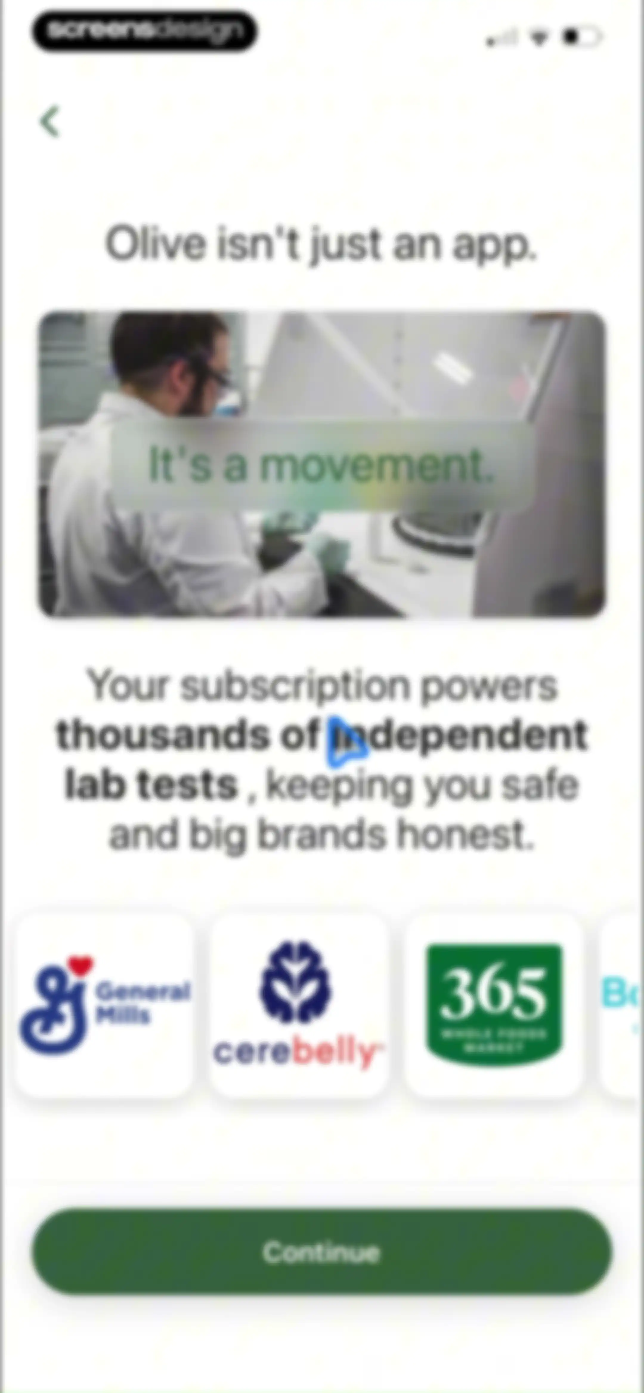 Olive: Food & Cosmetic Scanner screen 51
