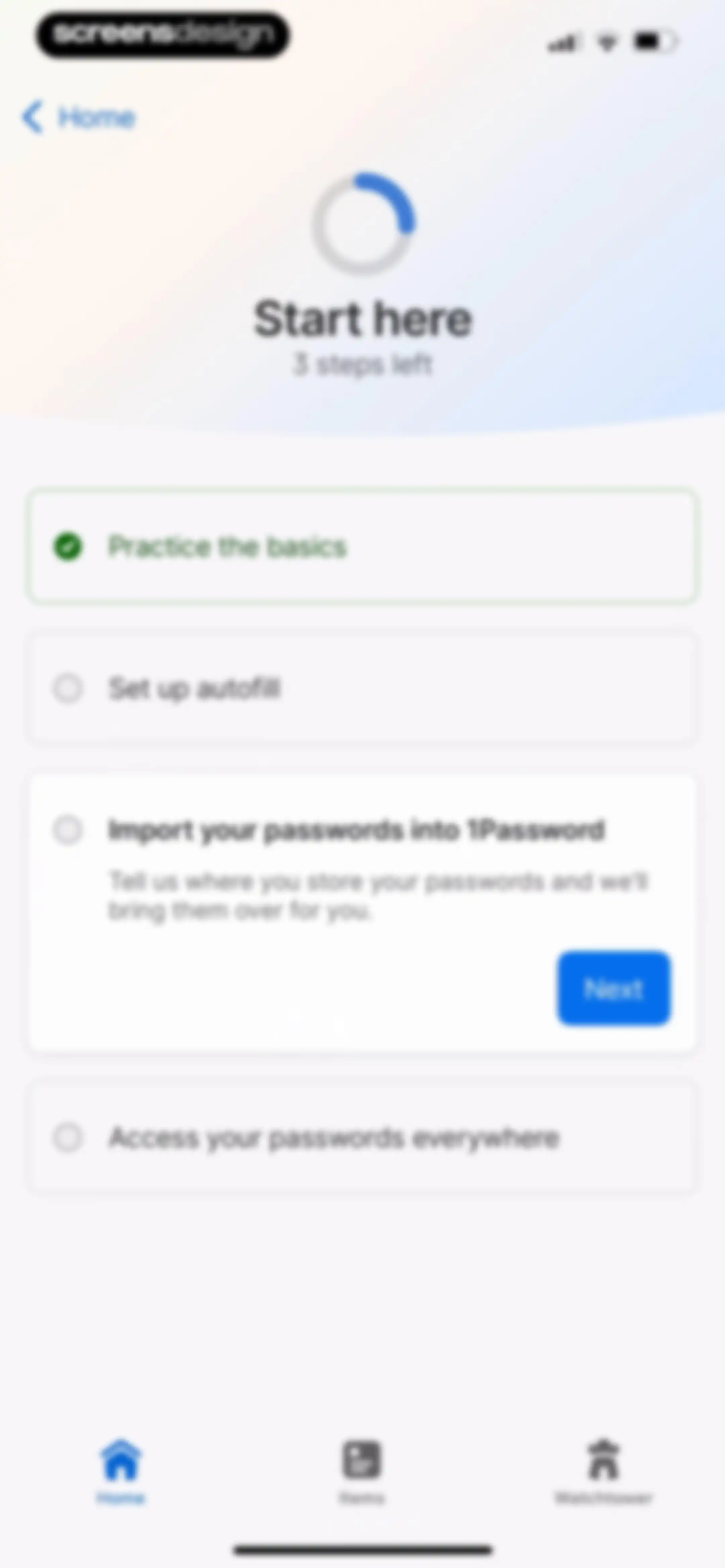 1Password: Password Manager screen 43