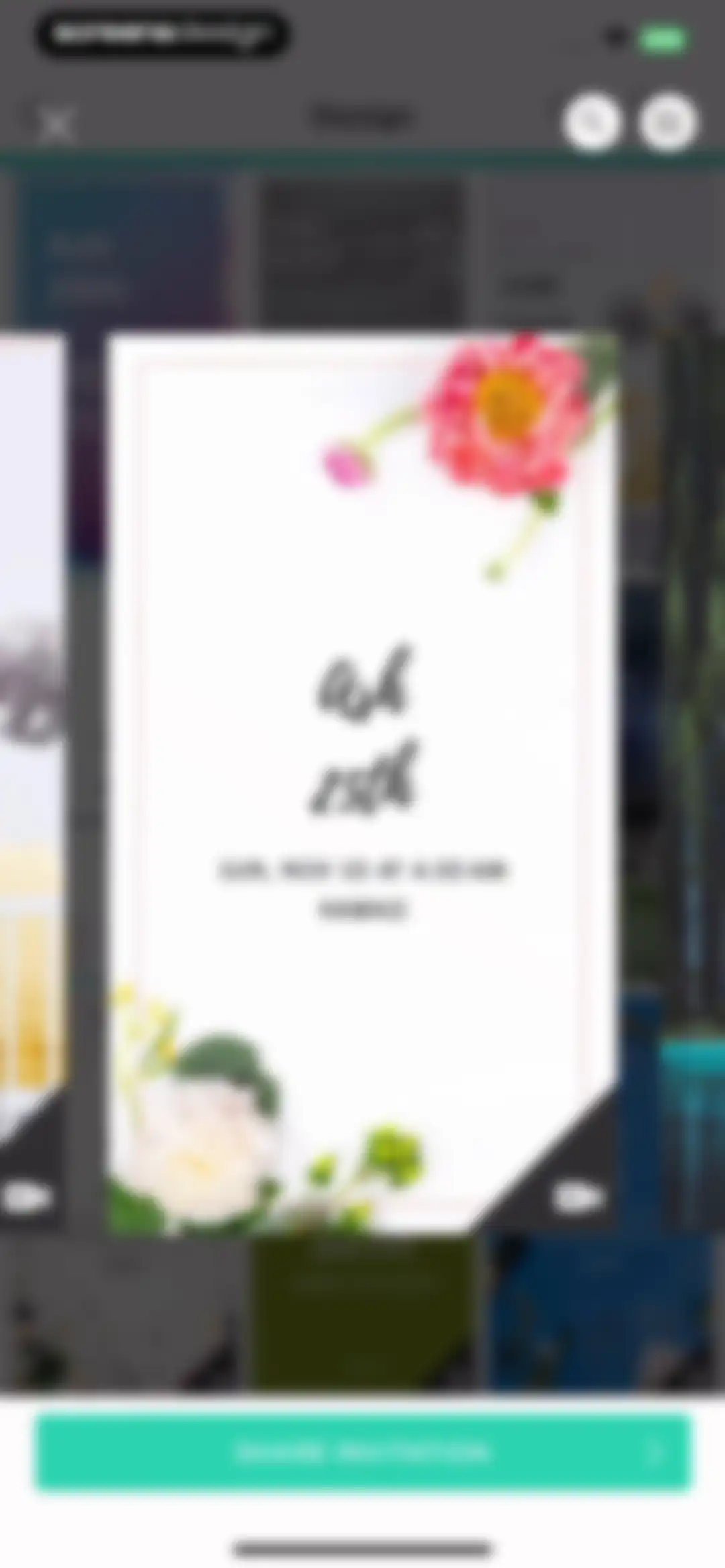 Zazzle Events screen 50